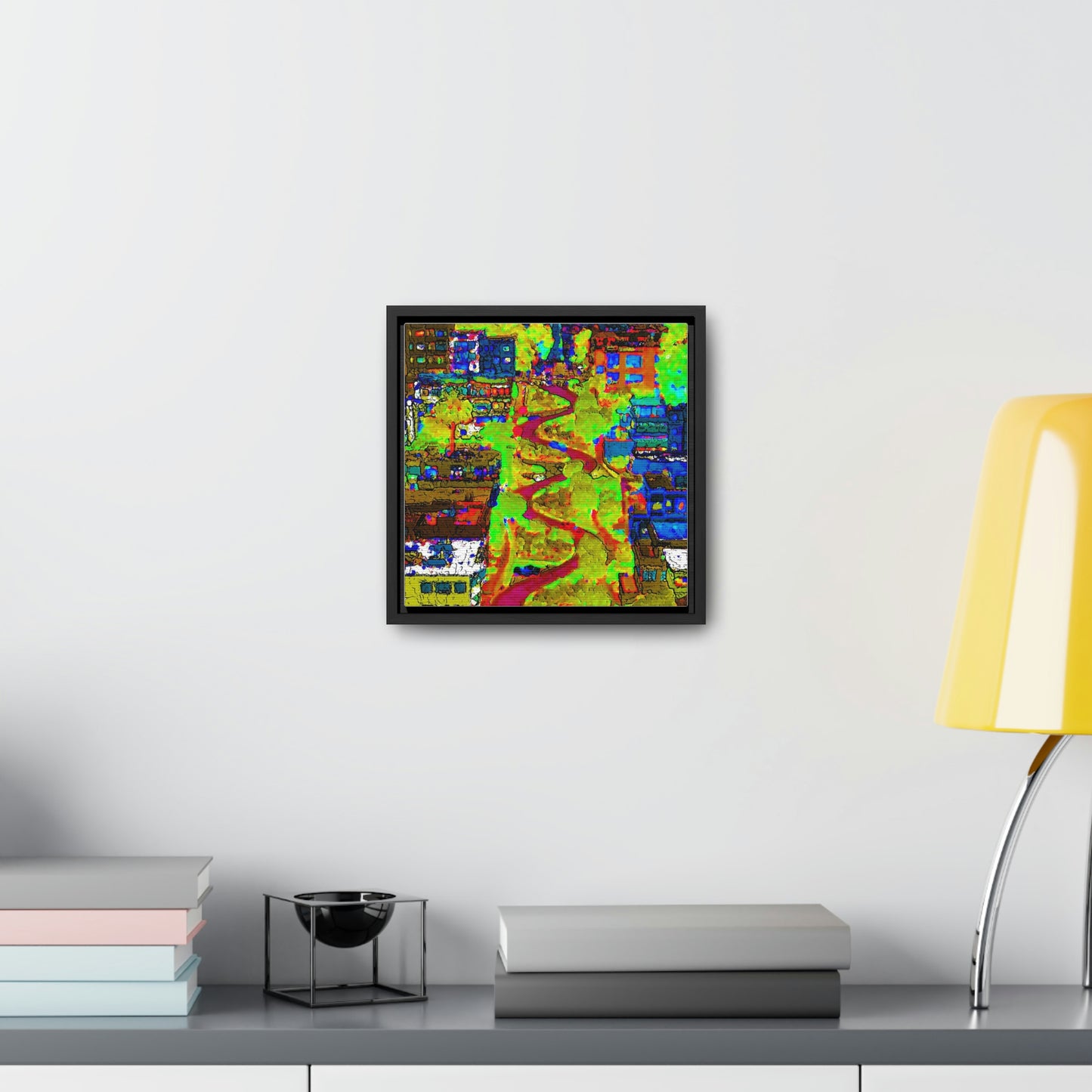 Gallery Canvas Wraps, Square Frame ... A Crazy Street ... 'Eight Winding Curve-Switchbacks' ... "Lombard Street, San Francisco, CA' ... Family Archives: 1970's ... Original Works ...