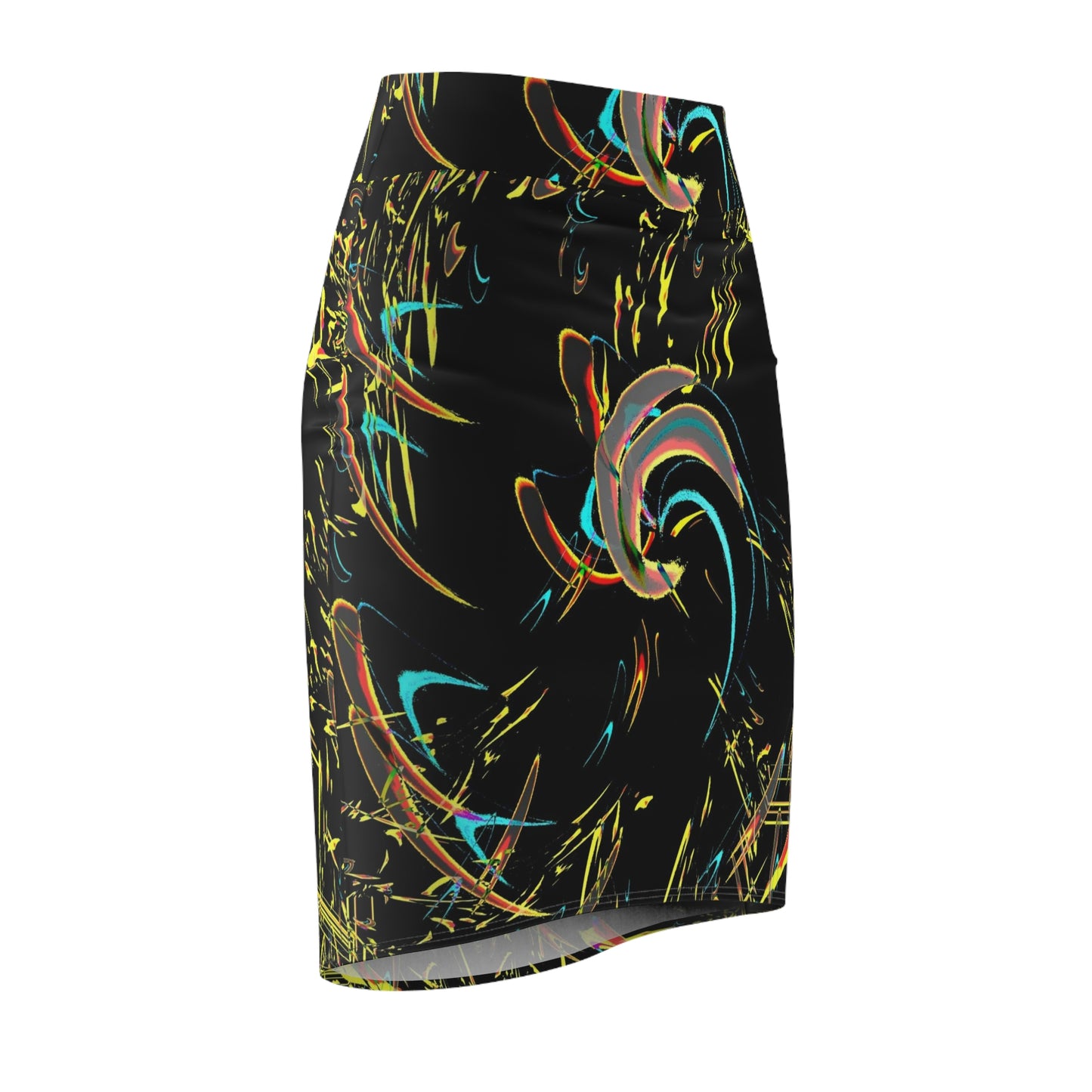 Women's Pencil Skirt ... "Waning Moon" ... Central Idaho ... October 2022 ... Rendering Time: 22 Hours ... Original Works ...