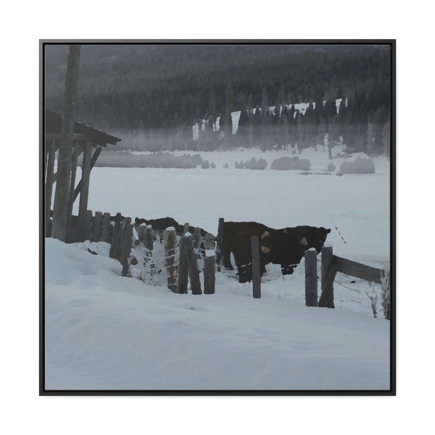 Gallery Canvas Wraps, Square Frame