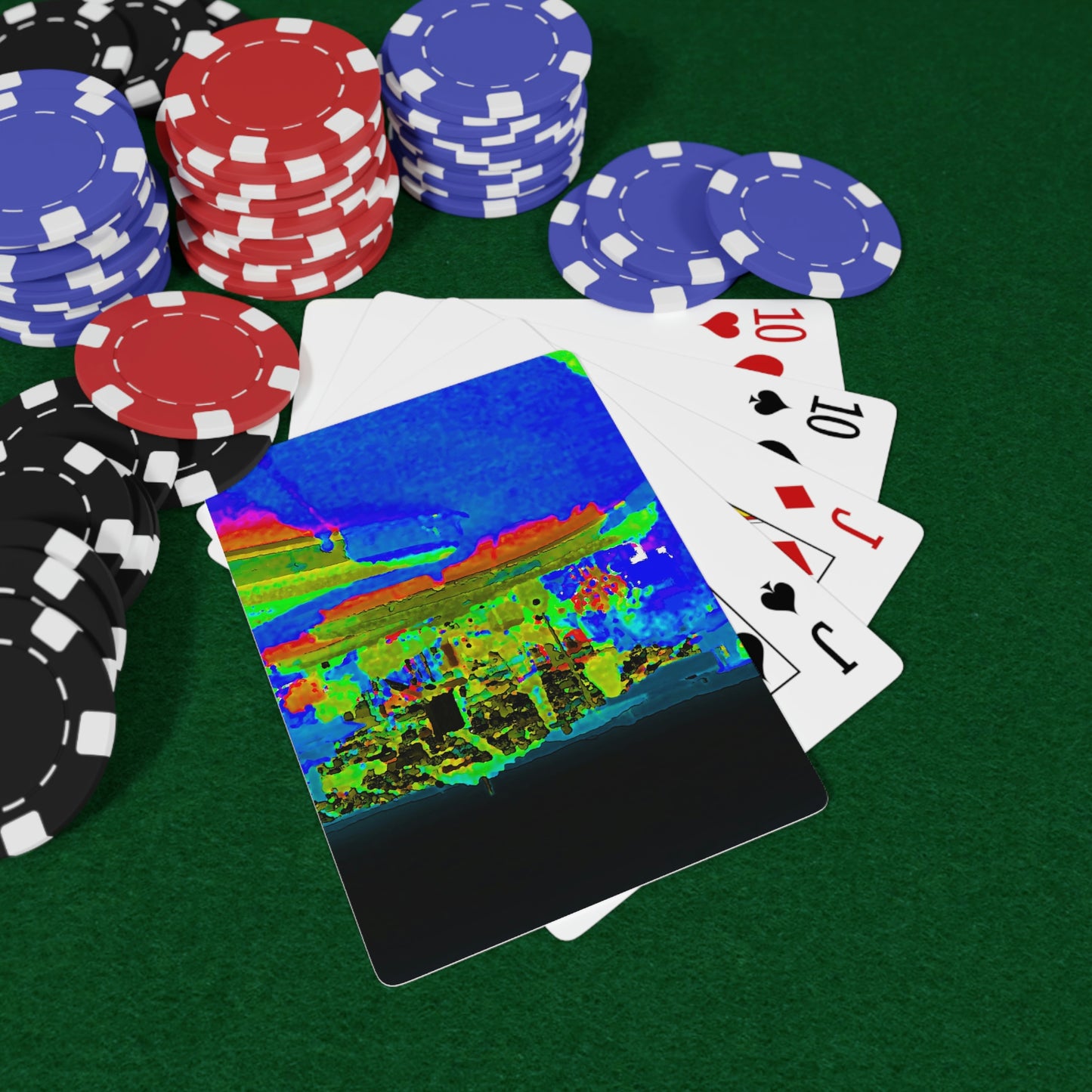 Custom Poker Cards ... "Lombard Street San Francisco, CA, USA" ... Family Archives 1970's ... Original Works ...