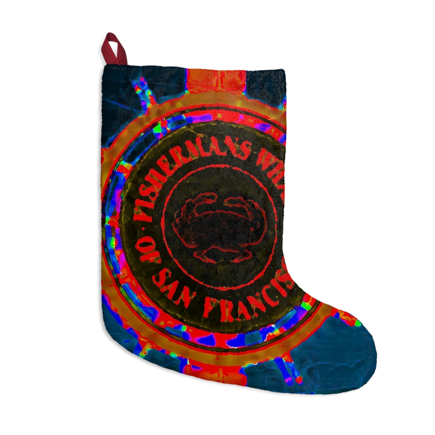 Christmas Stockings ...  "No.9 Fishermen's Grotto - Fishermen's Wharf, SF, California" ... Family Archives: 1970's ... Original Works ...