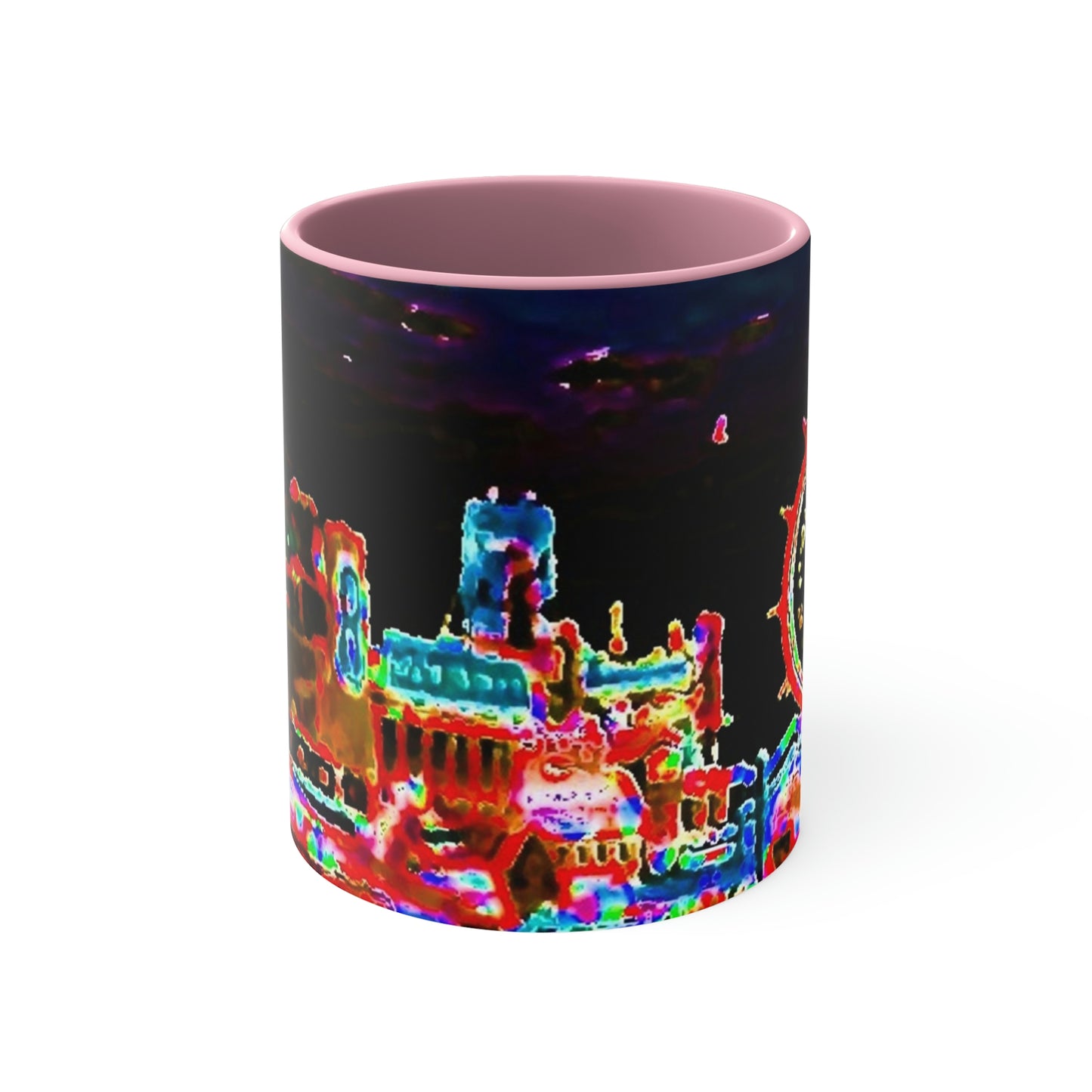 Accent Coffee Mug, 11oz ... "No.9 Fishermen's Grotto - Fishermen's Wharf, SF, California" ... Family Archives: 1970's ... Original Works ...
