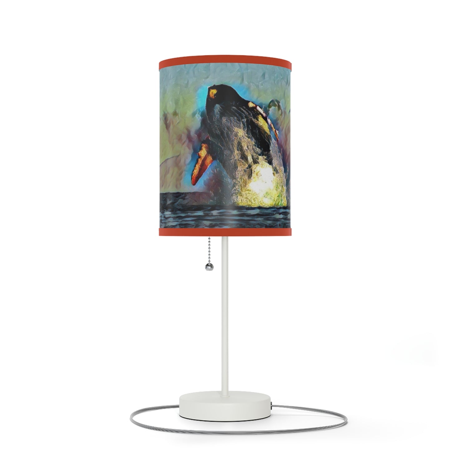 Lamp on a Stand, US|CA plug ... An Extraordinary Humpback Breach ... 'With Explosive Energy' ... Family Archives (KPH) ... Circa: 21st Century. Maui, HI ... Original Works ...
