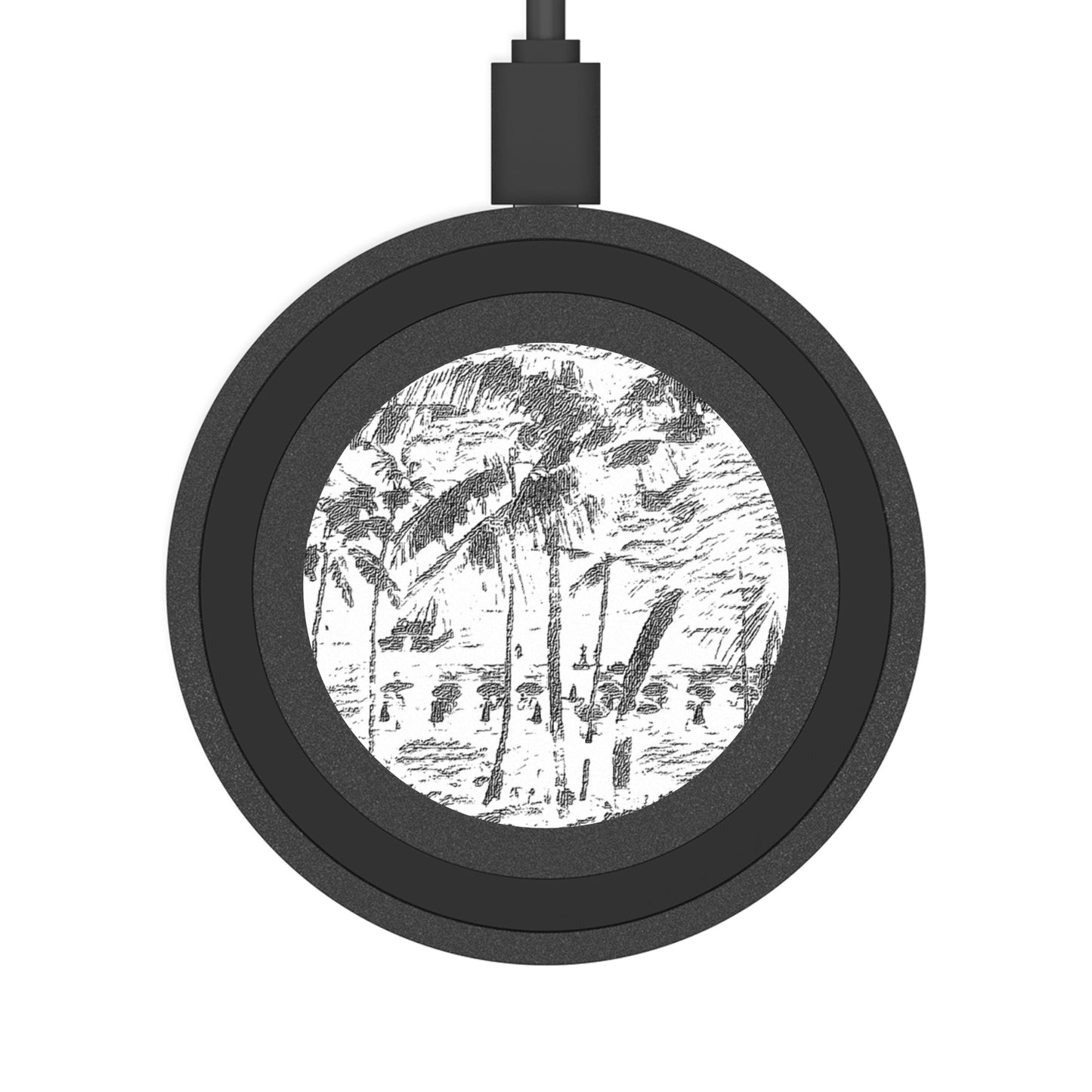 Quake Wireless Charging Pad ... "The Royal Hawai'ian: Waikiki Beach_Beach" ... Honolulu, HI ... October 2014 (Halloween) ... Original Works ...
