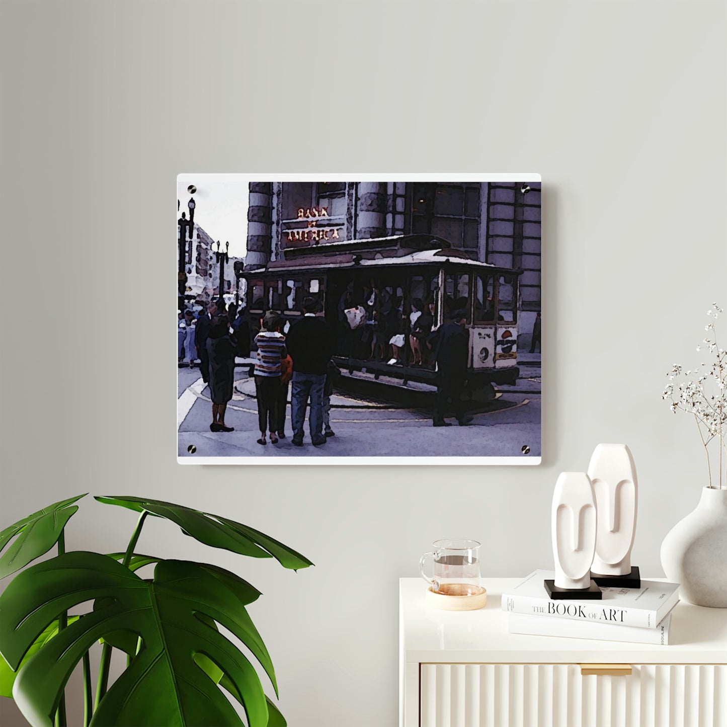 Acrylic Wall Art Panels ... San Francisco ... 'Rice-A-Roni-A-San Francisco Treat' ... "A Cable Car Classic" ... Family Archives: 1973 ... Original Works ...