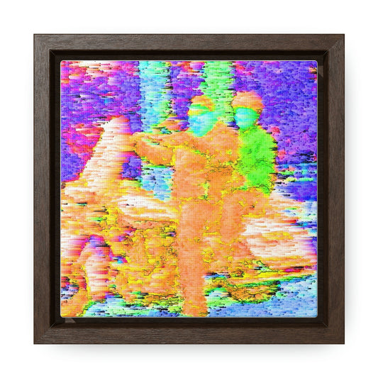 Gallery Canvas Wraps, Square Frame ...  "And 'I' Left His Dead A_s There By The Side-of-The-Road" ... Original Works ... (Grateful Dead: Me-And-My-Uncle)