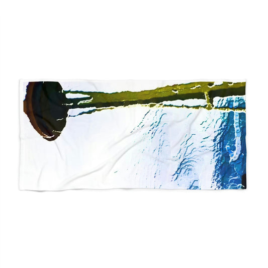 Beach Towel ... Air Tram-Way Gondola & Seattle Space Needle: Seattle World's Fair: 1962 ... Original Works ...