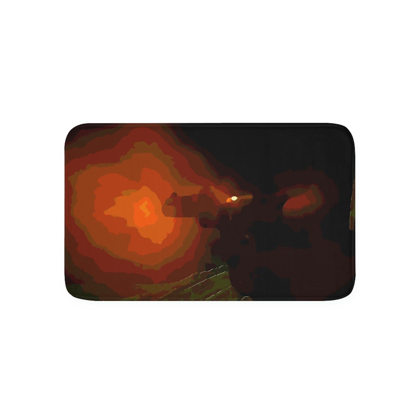Memory Foam Bath Mat ... Ruger .357 Magnum Early-Morning-Target-Practice ... 'Circa April 2022' ... Original Works ...