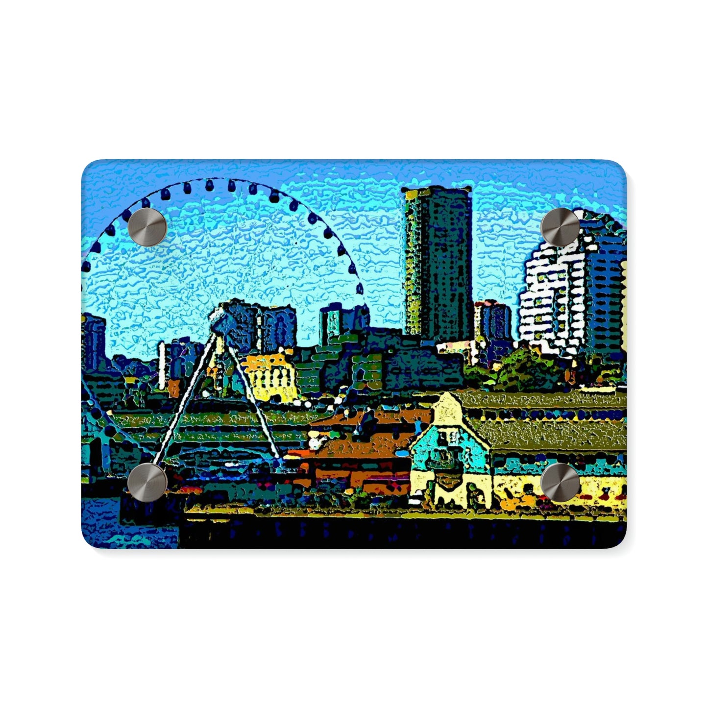 Acrylic Wall Art Panels ... That Classic Wheel ... 'Seattle's Wheel' ... & An Old Classic Waterside Vendors ...  'Family Archives' ... Original Works ...