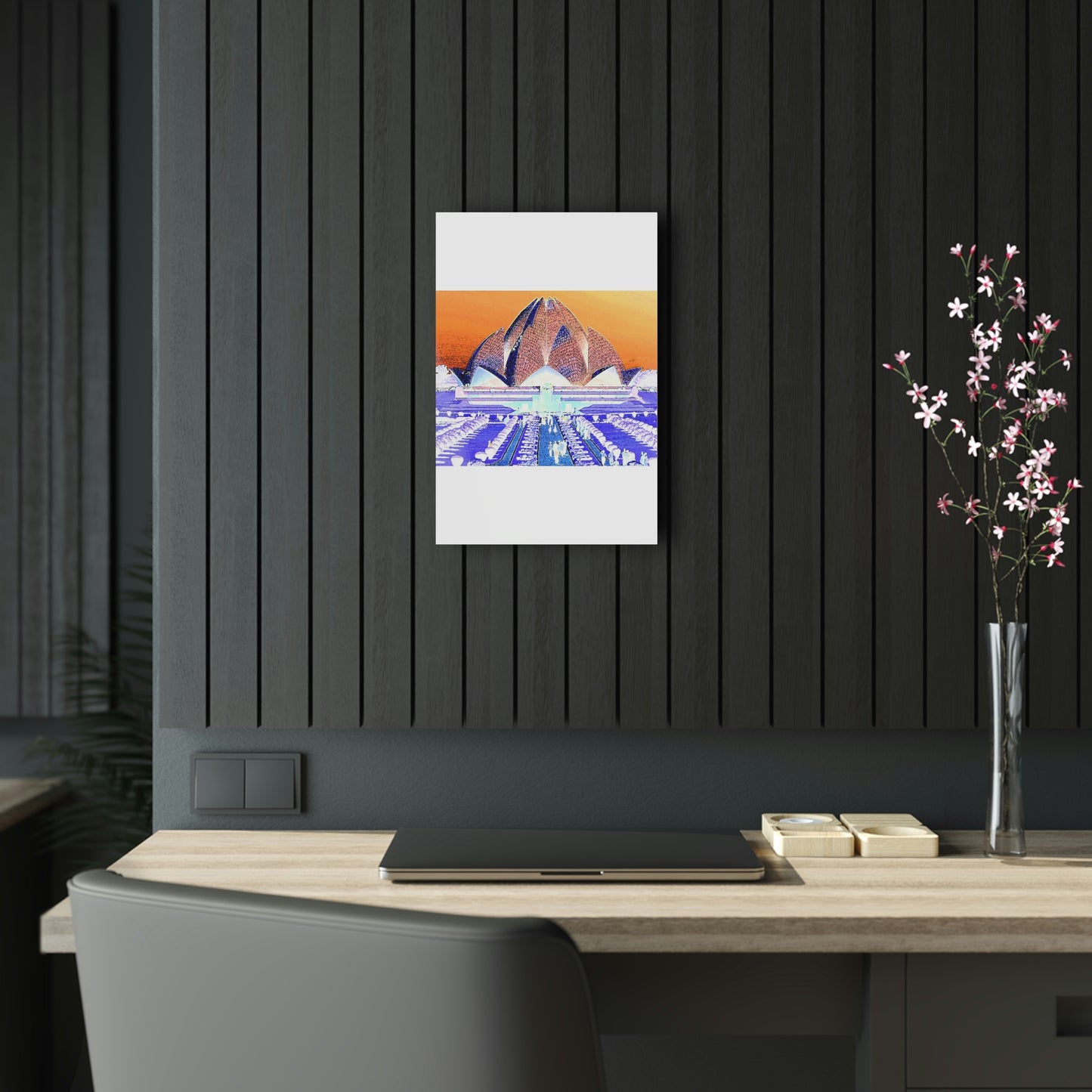 Acrylic Prints ... 'Bahai'i House-Of-Worship' ... "Lotus Temple: Delhi, India, 2008" ... Original Works ...