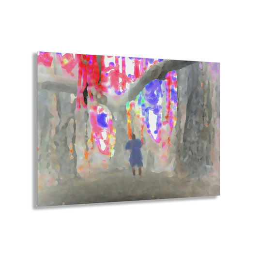 Acrylic Prints ... "Walk .. Swing .. Hang .. Sit .. 'Hammock' Amongst The Banyans of Honolulu" ... Original Works ... October 2014
