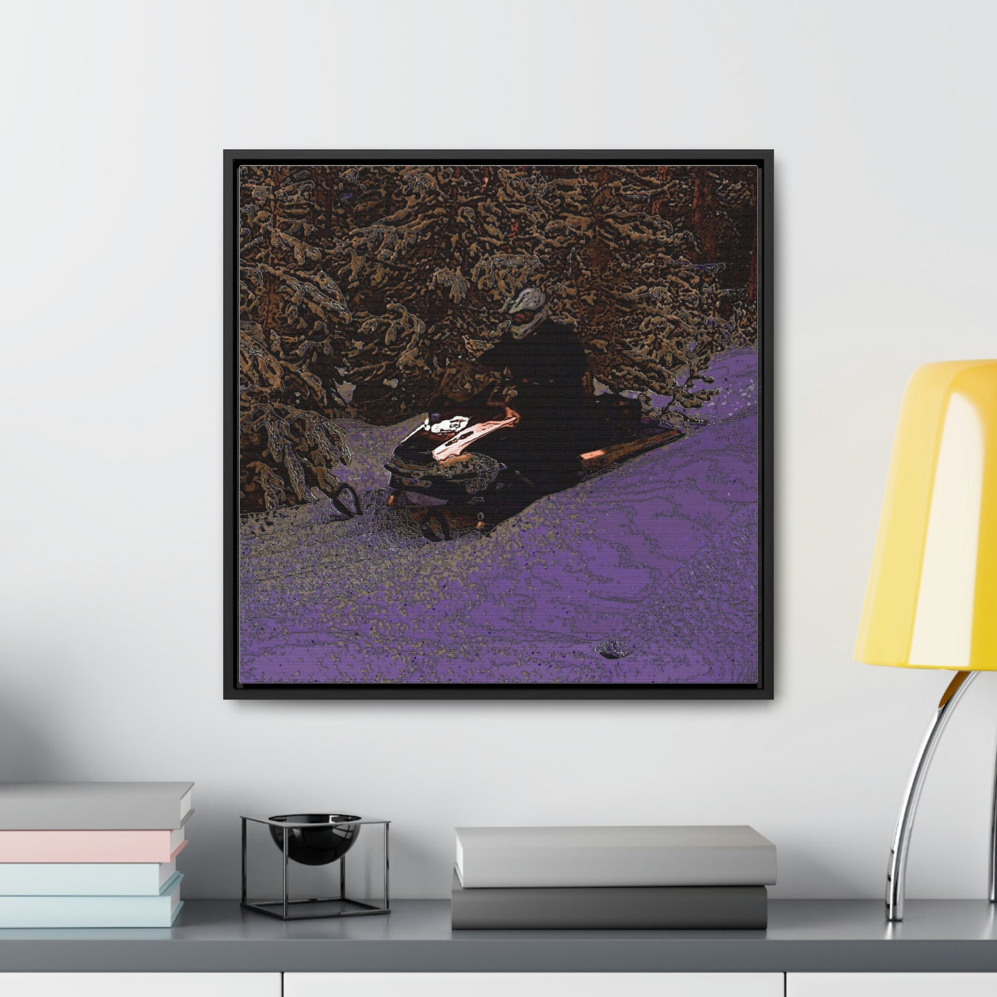 Gallery Canvas Wraps, Square Frame ... Yep ... "Another Day ... Riding Through The Wilderness ... " ... February 2023 ... Original Works ...