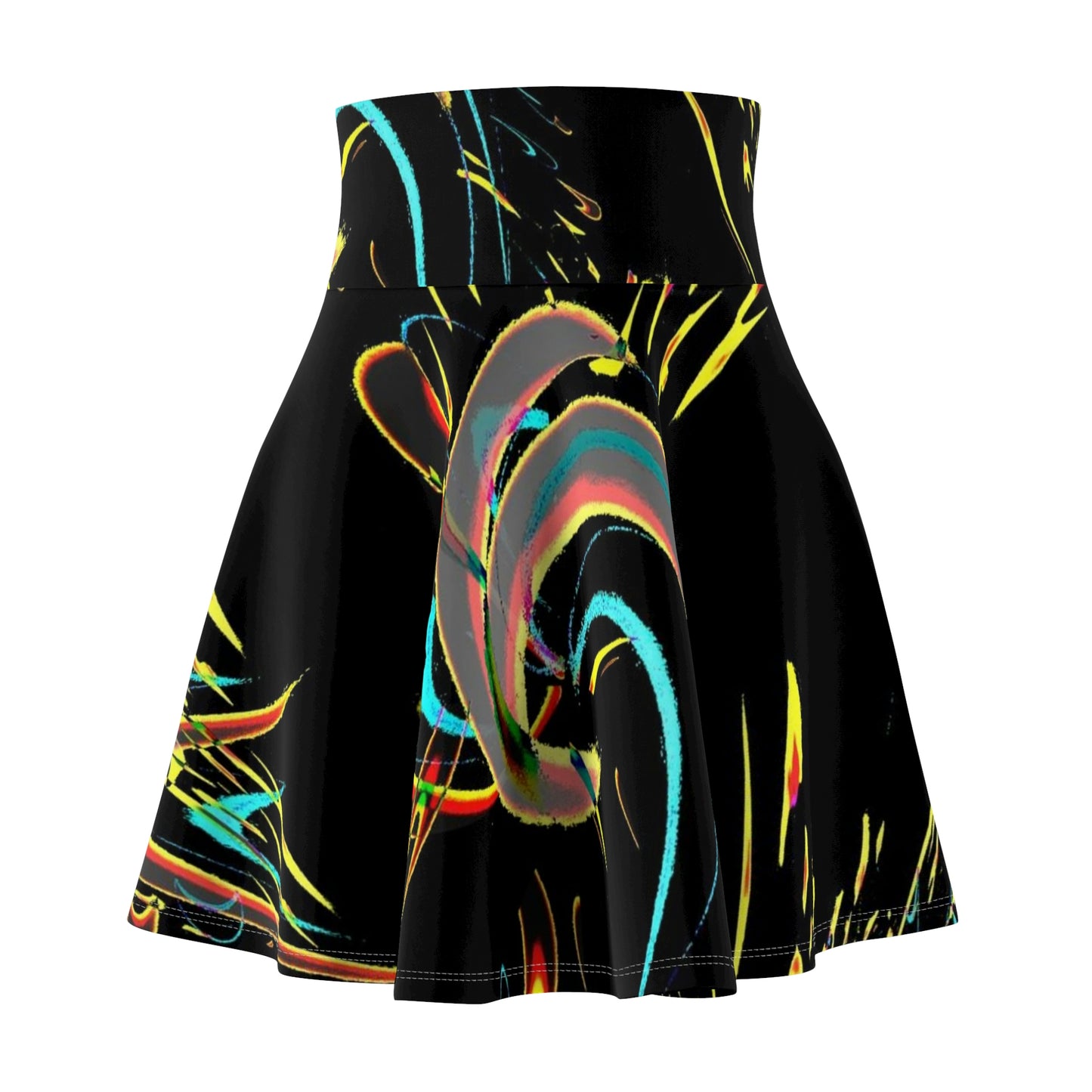 Women's Skater Skirt ... "Waning Moon" ... Central Idaho ... October 2022 ... Rendering Time: 22 Hours ... Original Works ...
