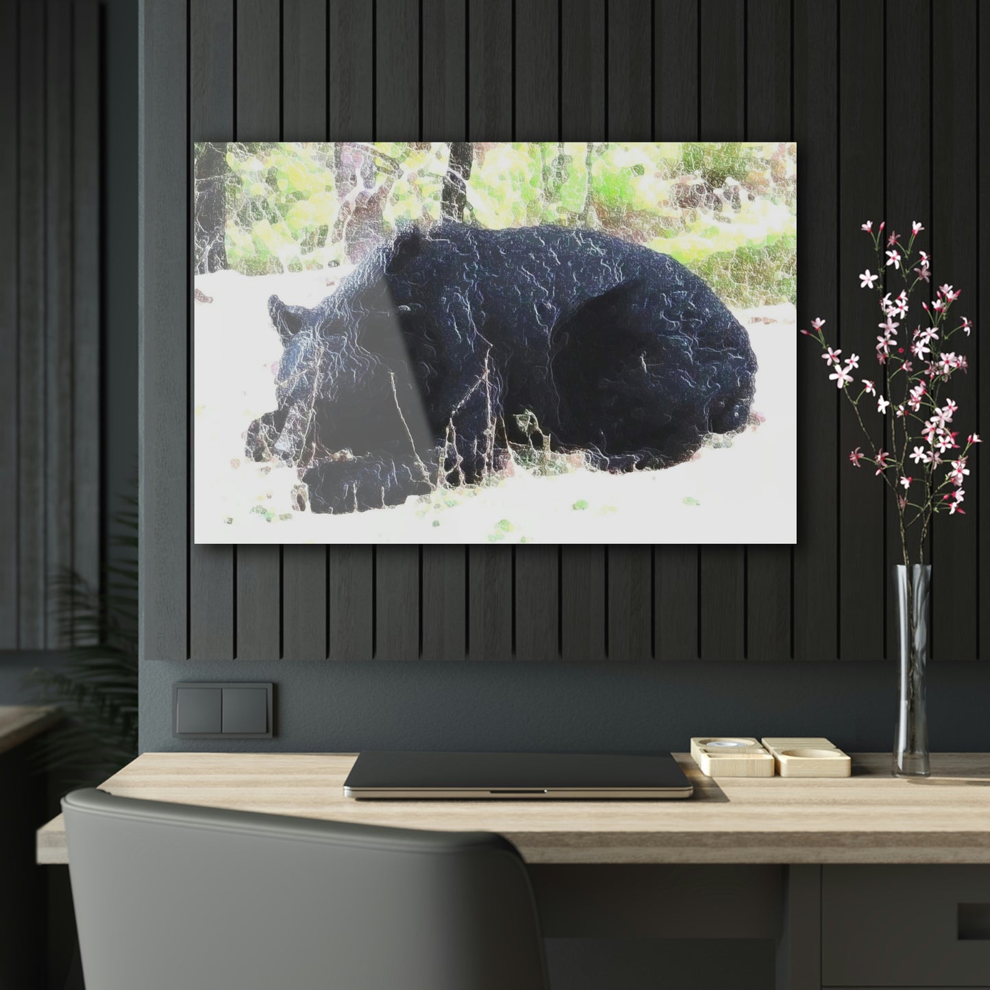 Acrylic Prints ... RCY: "Rhett Creek Yogi ... '500 Lbs Of Autumn Season Hunger' ..."  ... September 2022 ... Central Idaho ... Original Works ...