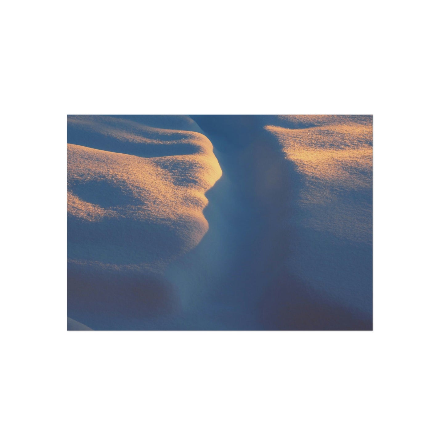 Aluminum Composite Panels ... "Foot-Trail & Snowscape" ... A Brutal Winter ... '29Jan23' ... Central Idaho ... Base Photo For Art Products Line ...