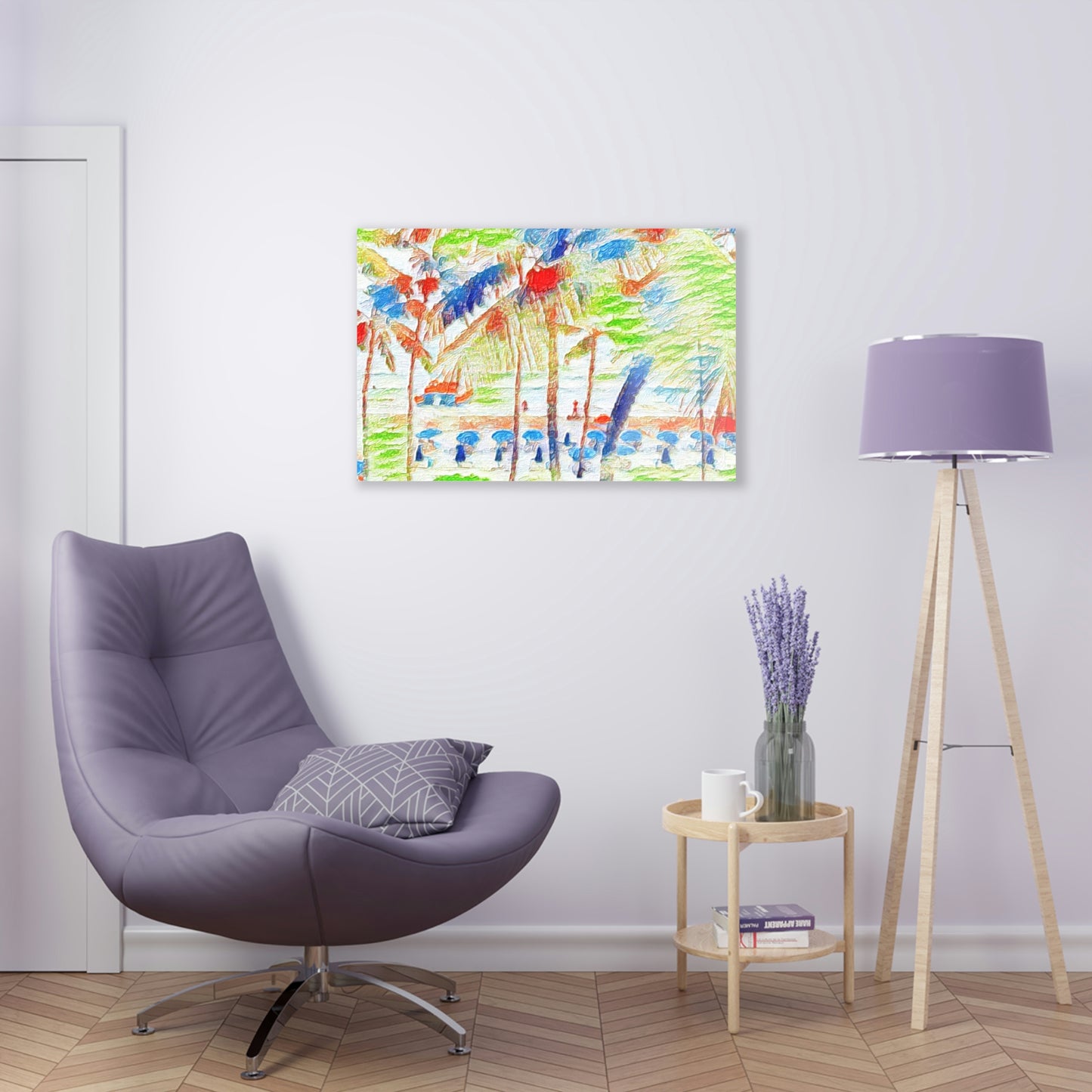 Acrylic Prints ... "The Royal Hawai'ian: Waikiki Beach_Beach" ... Honolulu, HI ... Ocotber 2014 (Halloween) ... Original Works ...