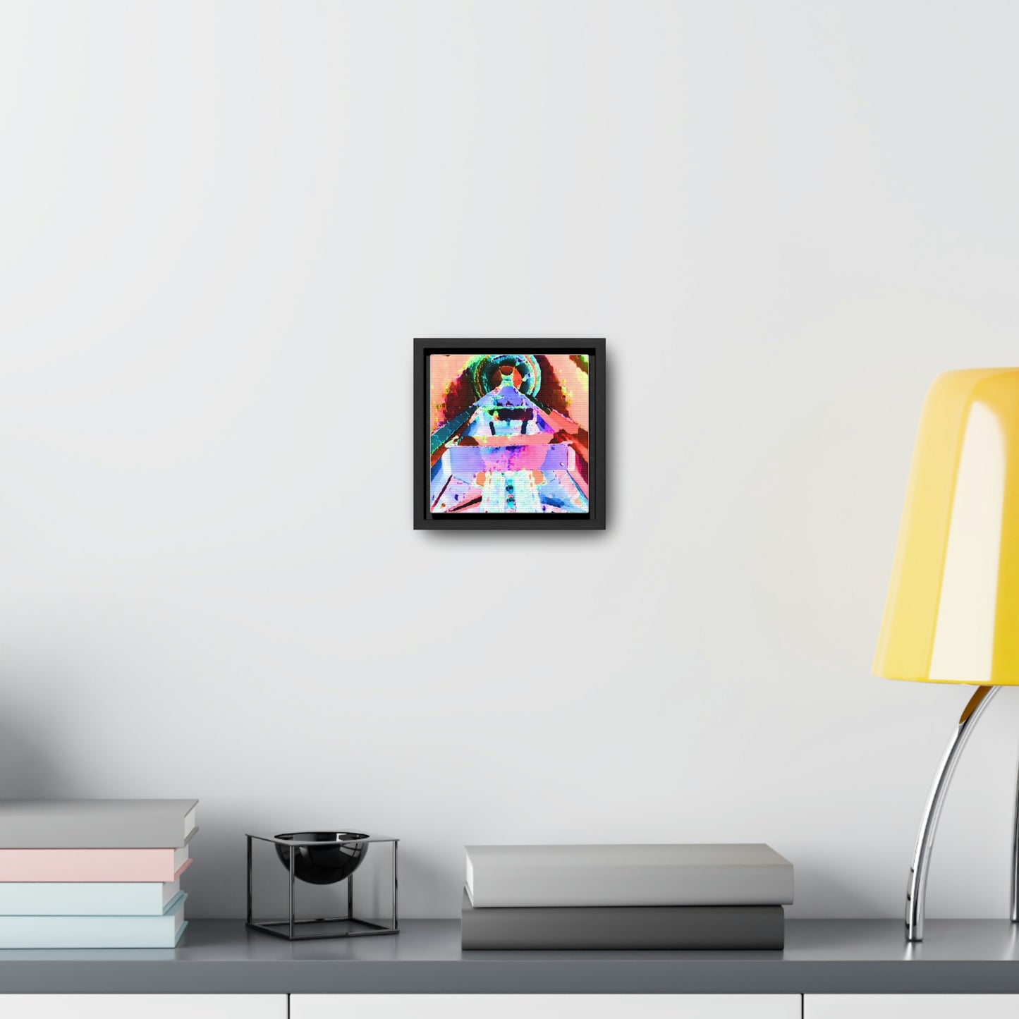 Gallery Canvas Wraps, Square Frame ... "Seattle's World Fair" ... Below Space Needle 'Looking Up' ... On A Very Rainy Morning (Father's Family Photo). ... Original ...
