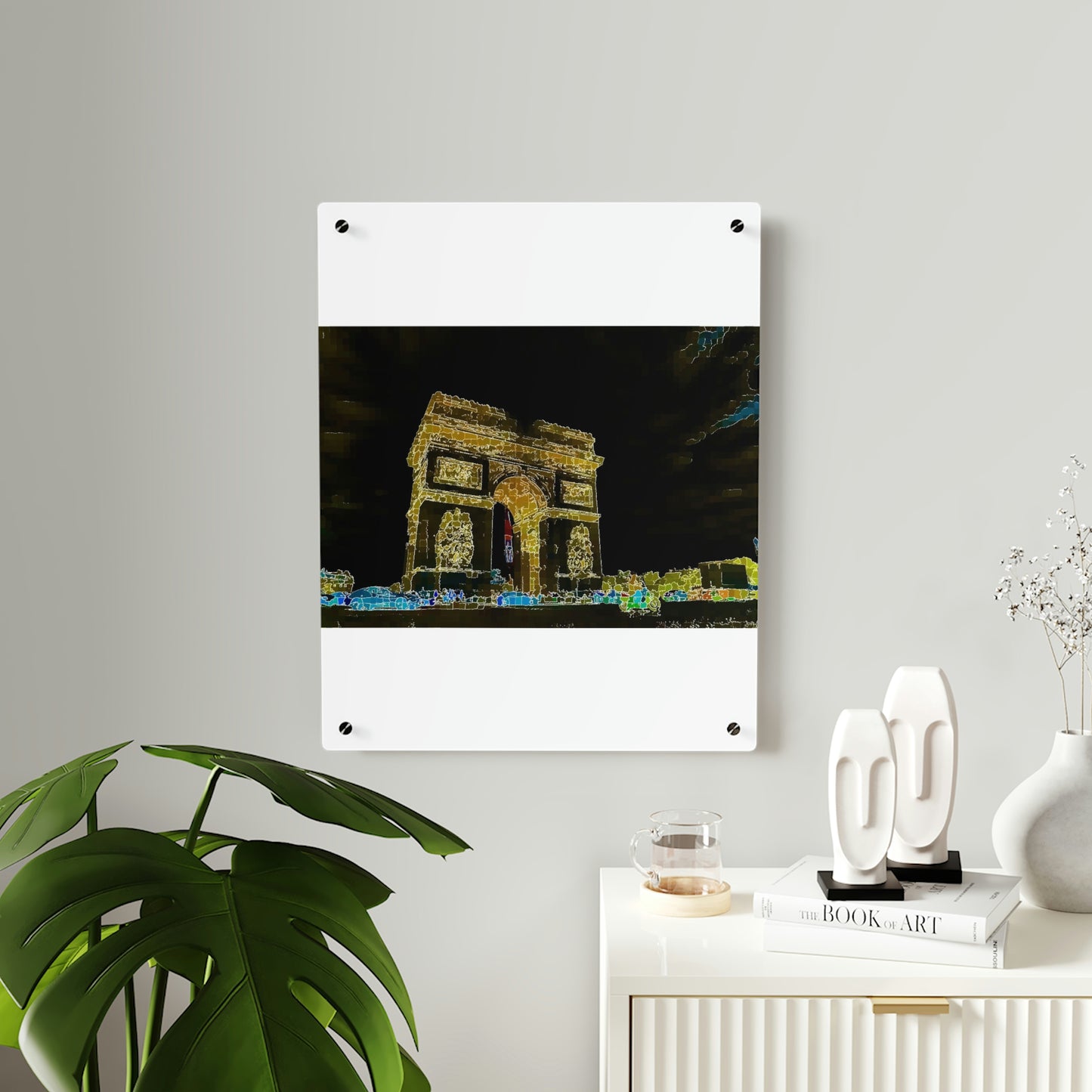 Acrylic Wall Art Panels ...  L'Arc de Triomphe ... 'Barbara Joan Bonnell-Holt Photo' ... Circa 1972 ... Oringinal Works ...