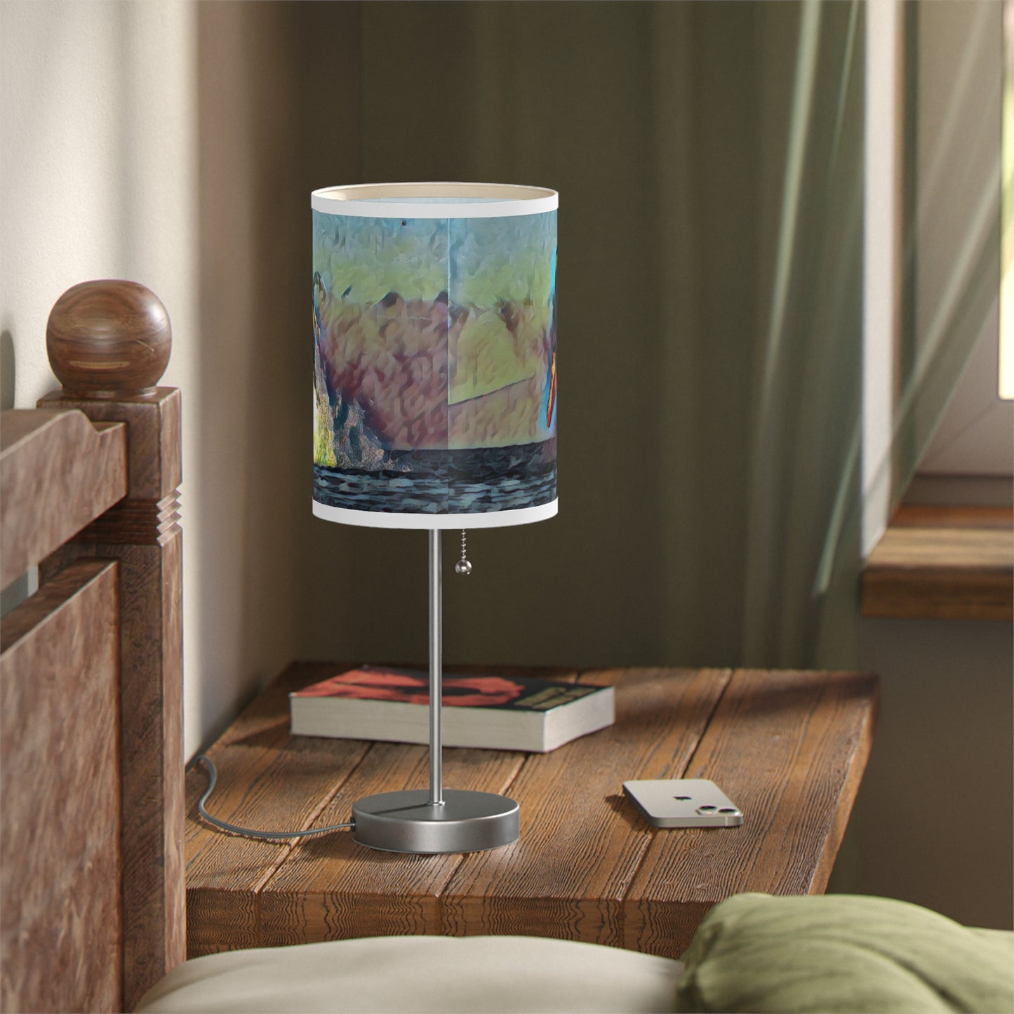 Lamp on a Stand, US|CA plug ... An Extraordinary Humpback Breach ... 'With Explosive Energy' ... Family Archives (KPH) ... Circa: 21st Century. Maui, HI ... Original Works ...