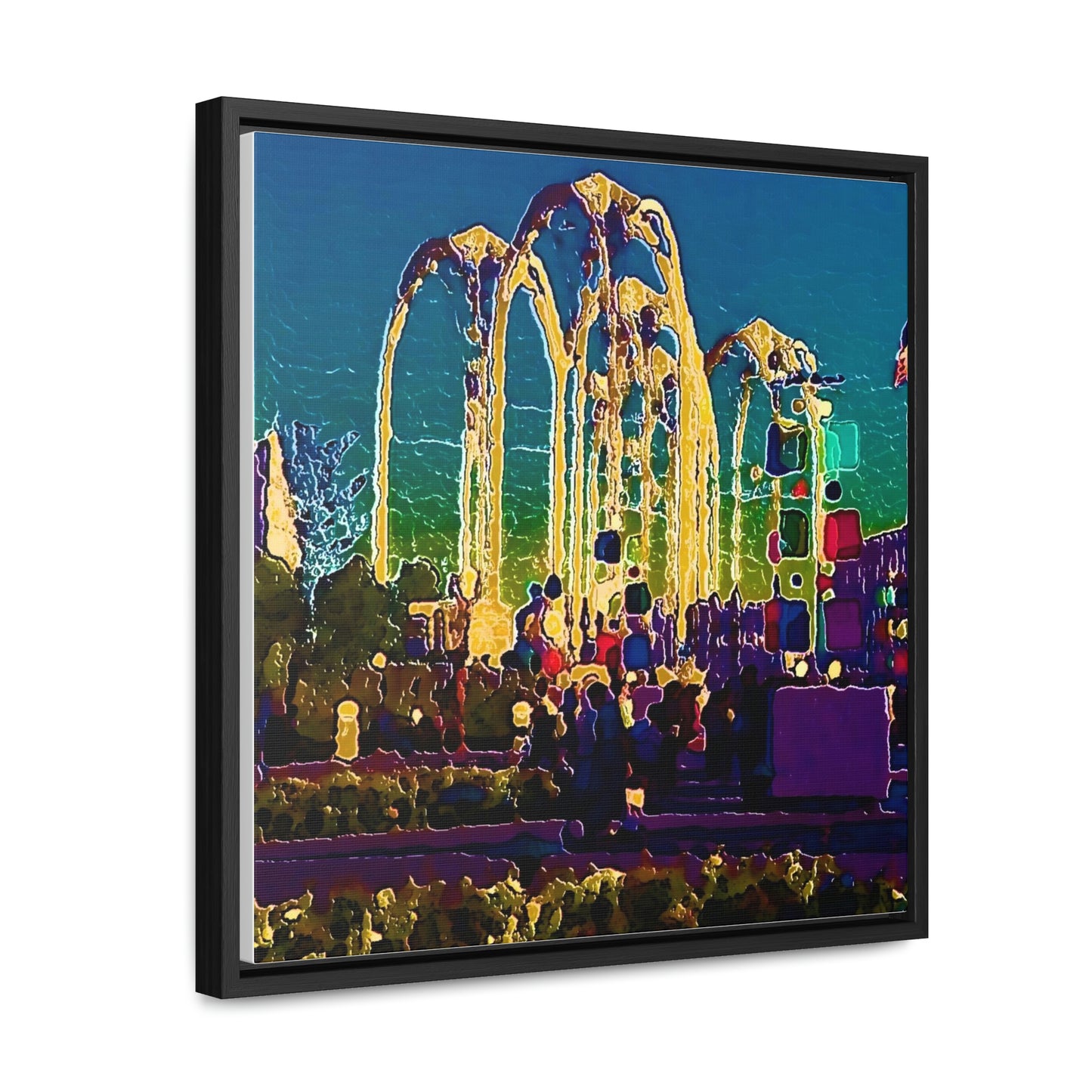 Gallery Canvas Wraps, Square Frame ... "Arches 'Like-No-Other' ... " Seattle World's Fair: 1962. A Family Original ...