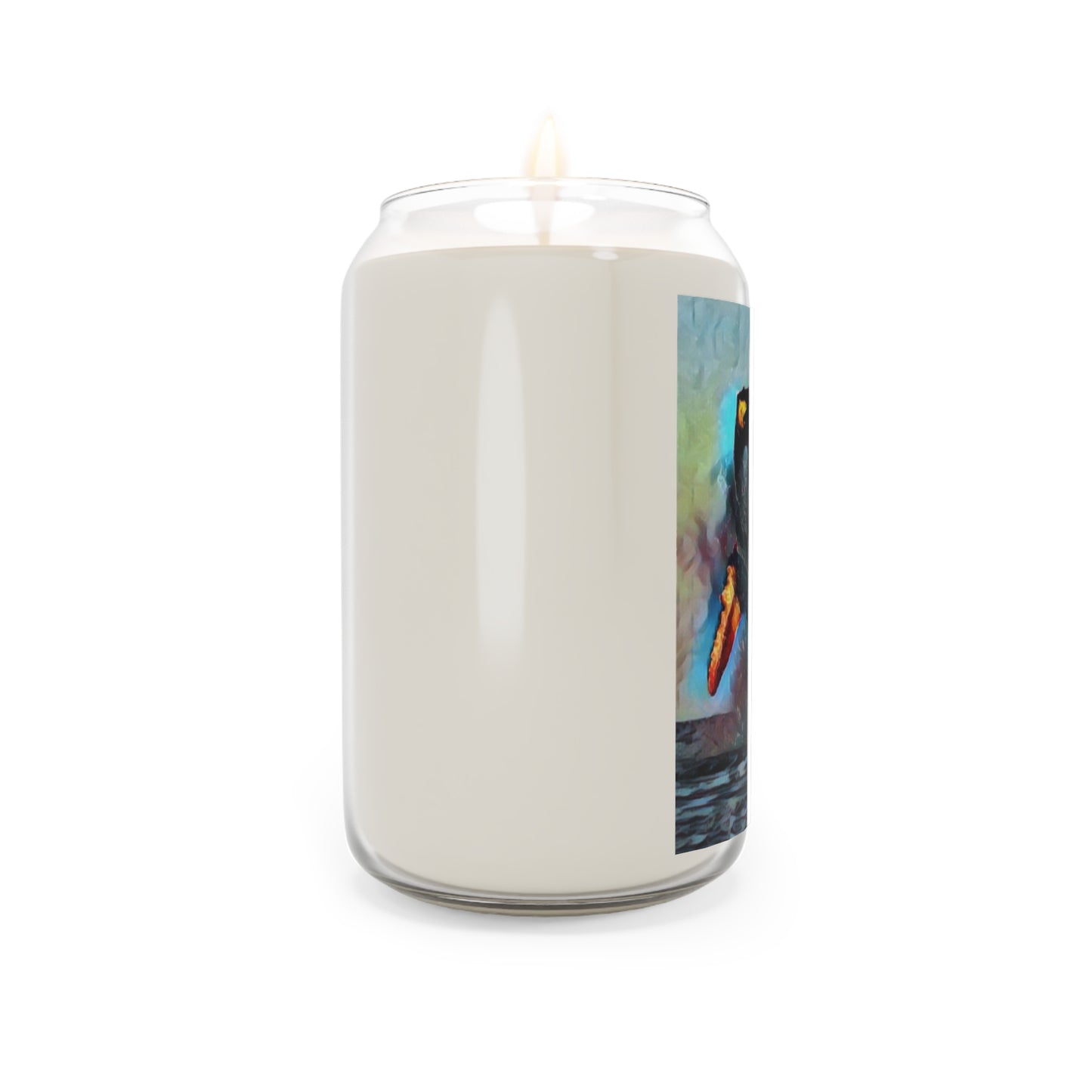 Scented Candle, 13.75oz ... An Extraordinary Humpback Breach ... 'With Explosive Energy' ... Family Archives (KPH) ... Circa: 21st Century. Maui, HI ... Original Works ...