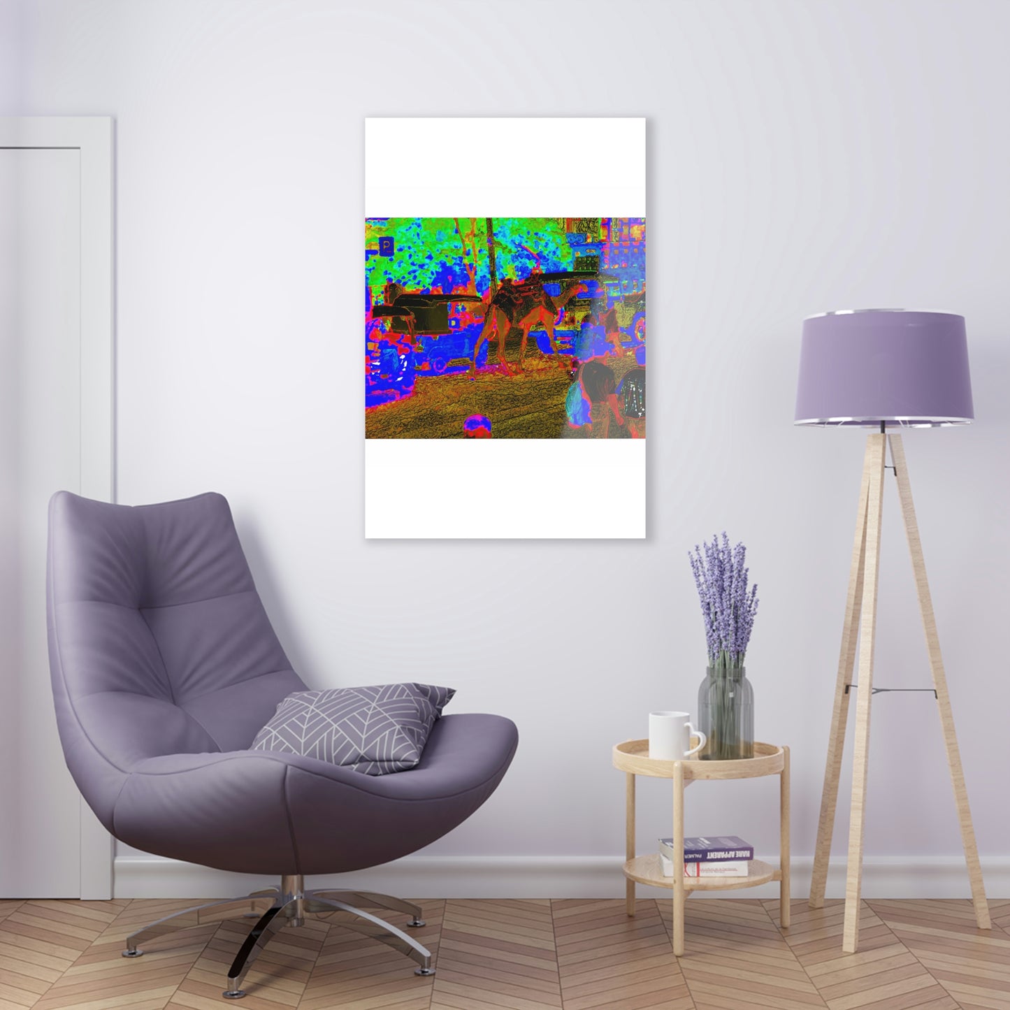 Acrylic Prints ... "Truckin'-Up-To-Buffalo ... 'Oops - Wrong Country' ... Truckin'-Up-To-New Delll -'E' ... " ... (Delhi, India) ... 5July2007. Original Works ...