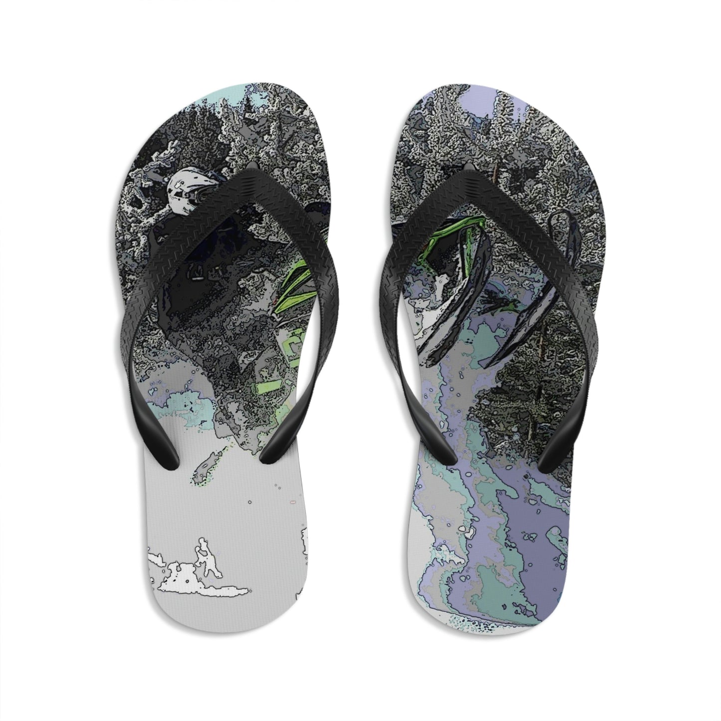 Unisex Flip-Flops ... Come Fly With The Professionals ... CIP-Airways ... 'Getting-Er-Done' ... Original Works ... December 2022 ...