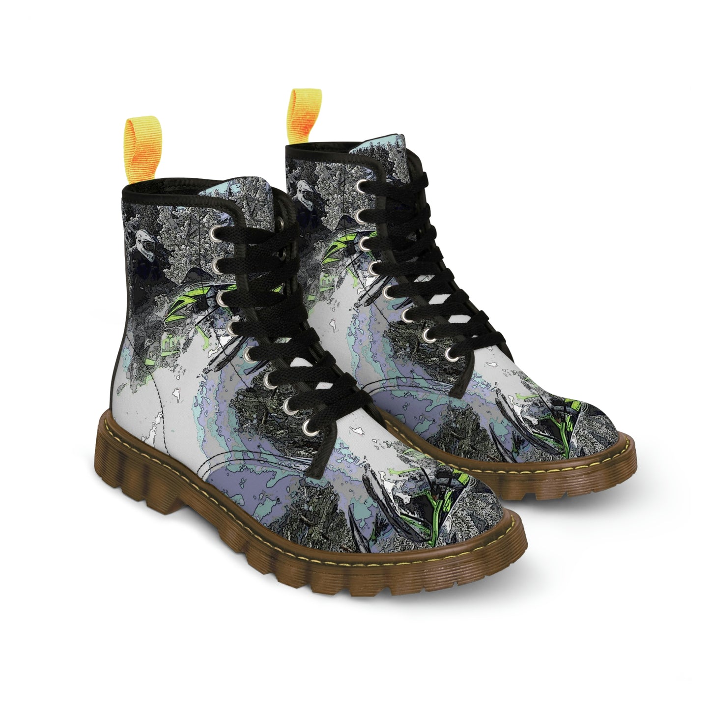 Men's Canvas Boots ... Come Fly With The Professionals ... CIP-Airways ... 'Getting-Er-Done' ... Original Works ... December 2022 ...