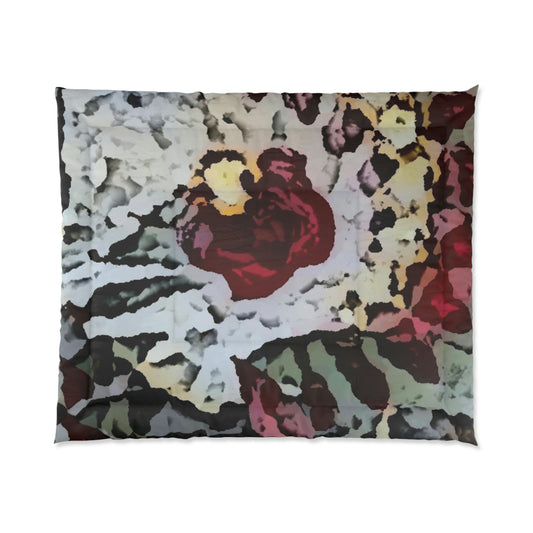 Comforter ... "A Friendly Flower" ... Pointsettia 'Pointing' ... Original Works ... (Supplied Photograph) ...