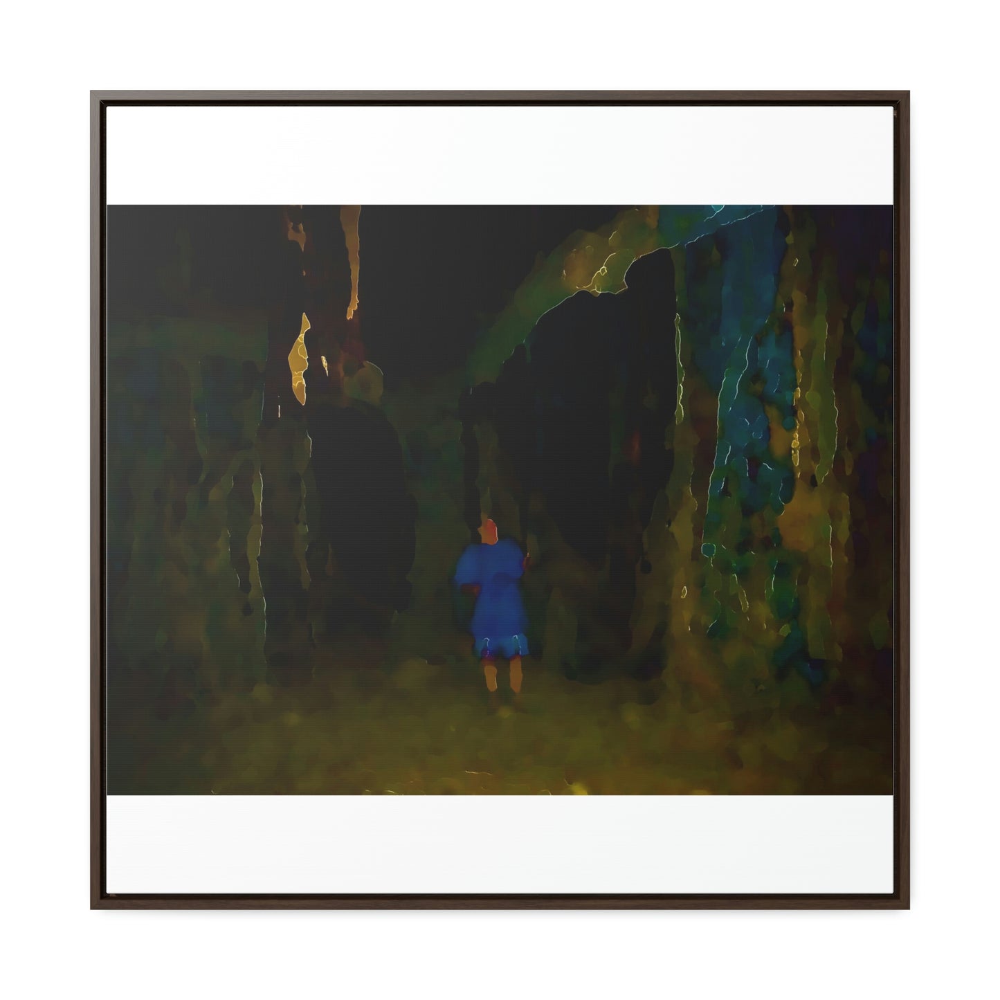 Gallery Canvas Wraps, Square Frame ... Jesuit Philosophy ... "In The Polynesian Banyans ..."