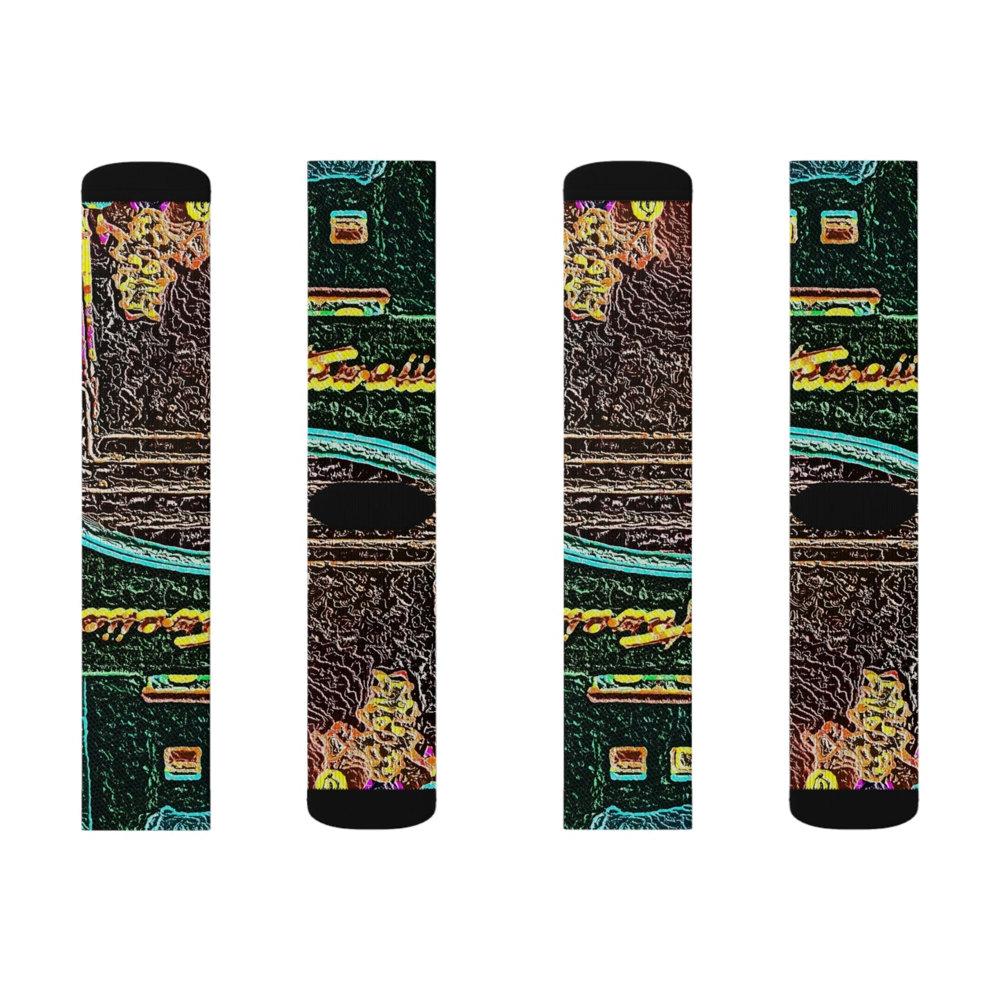 Sublimation Socks ... "La Grande Entree" At: 'The Pink Palace' ... The Royal Hawai'ian ... Honolulu, HI ... '27Oct2014' ... Original Works ...
