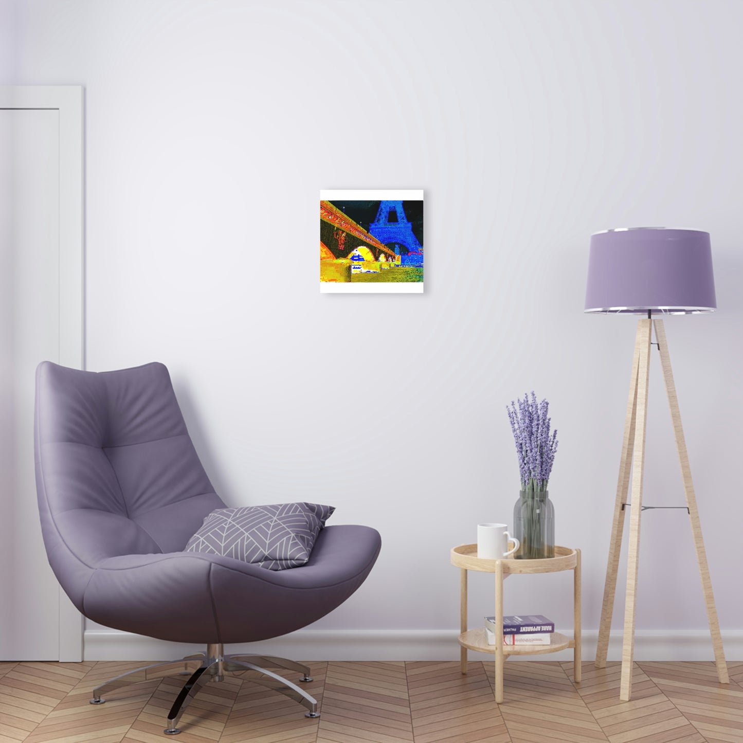 Acrylic Prints ...  Le Tour D'Eiffel ..."Along The Water" ... Barbara Joan Bonnell-Holt ... Le Voyage De Paris: 1972 ... Original Works ...