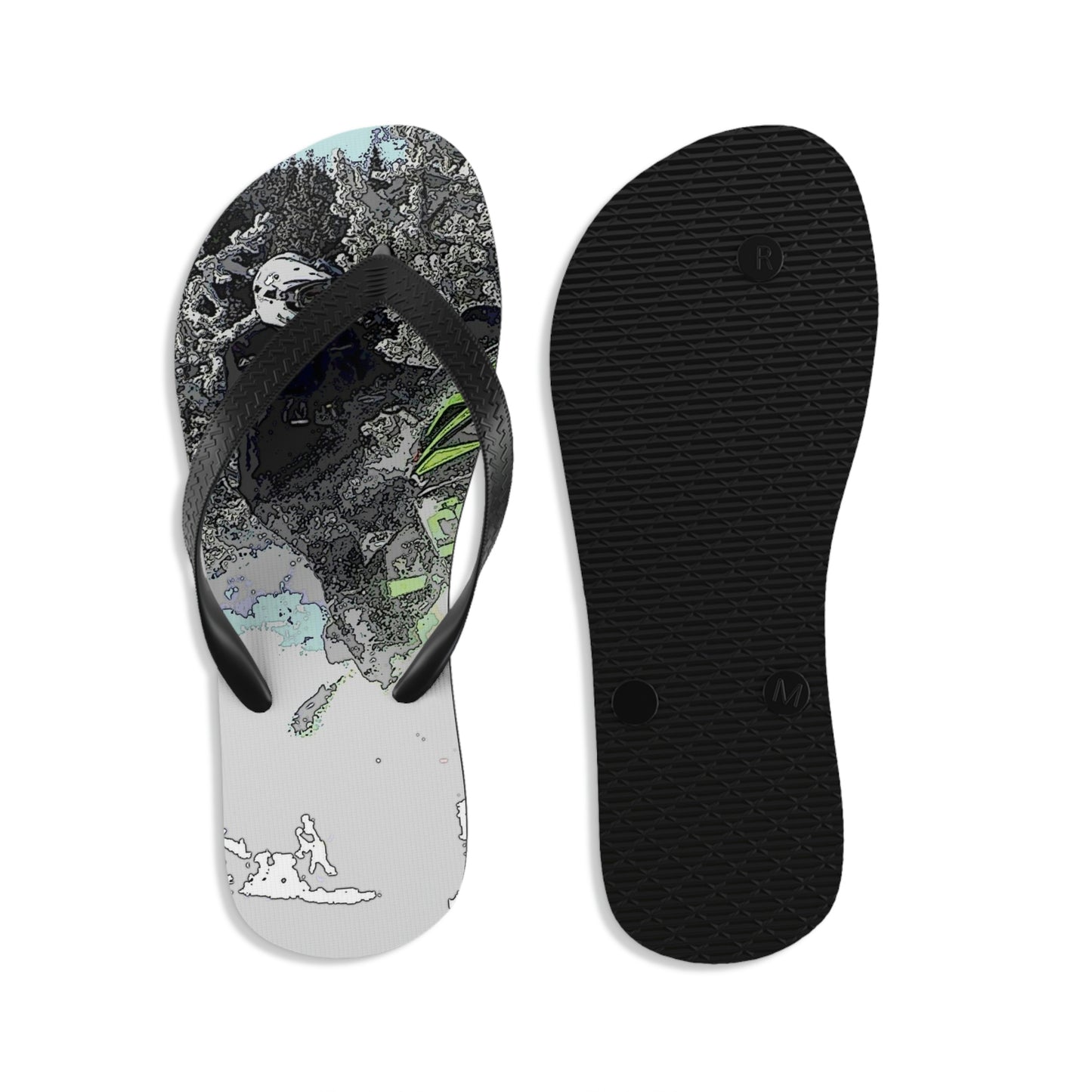 Unisex Flip-Flops ... Come Fly With The Professionals ... CIP-Airways ... 'Getting-Er-Done' ... Original Works ... December 2022 ...