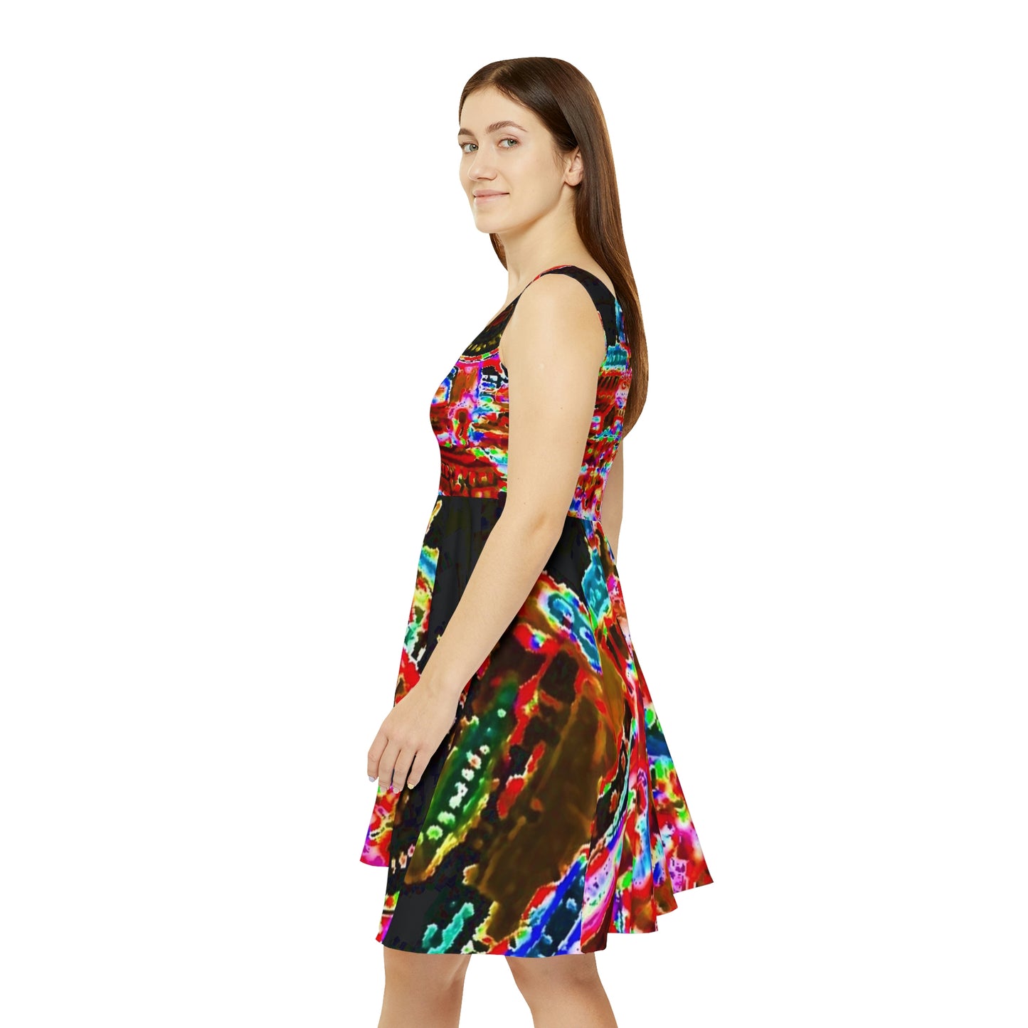 Women's Skater Dress ... "No.9 Fishermen's Grotto - Fishermen's Wharf, SF, California" ... Family Archives: 1970's ... Original Works ...