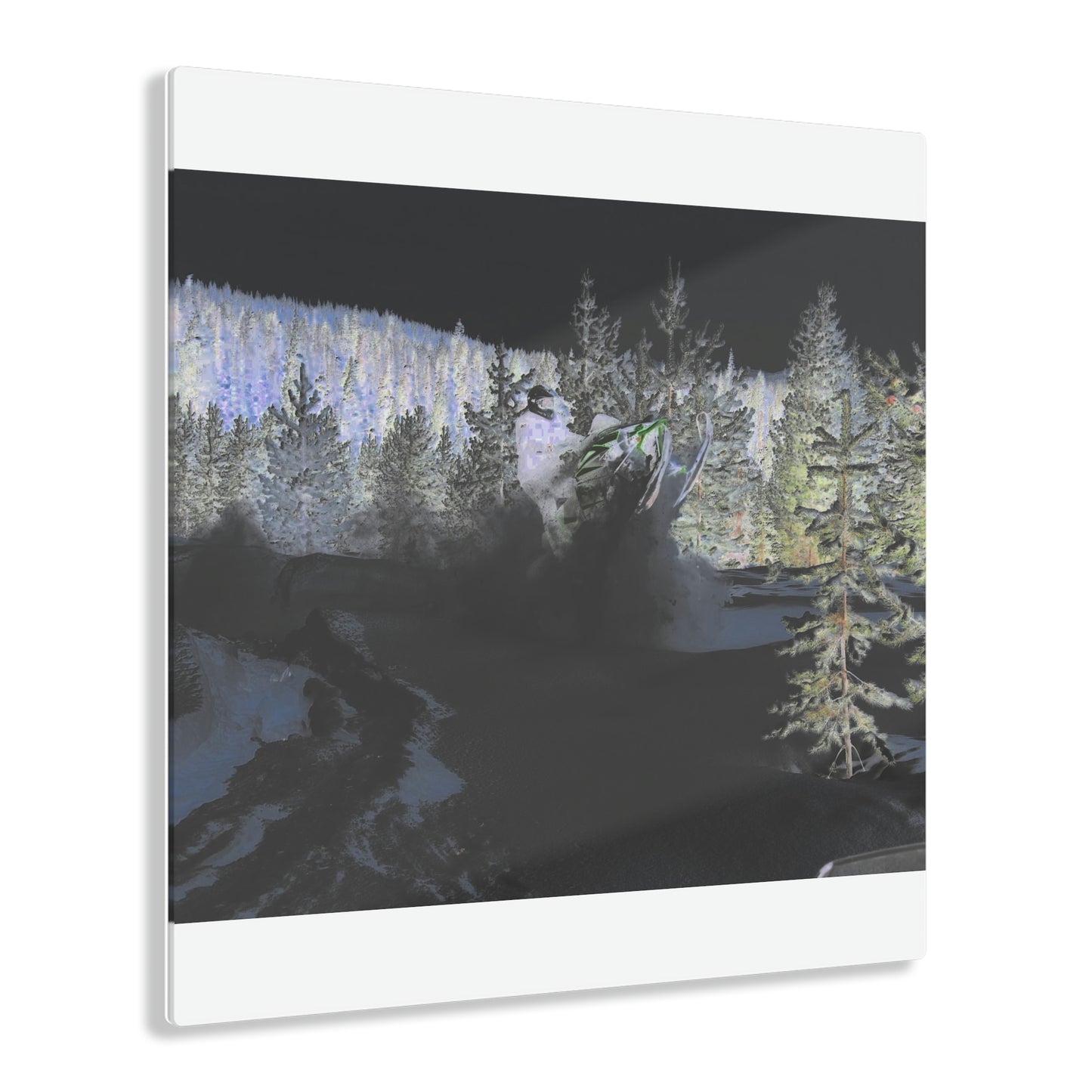 Acrylic Prints ... "No Time 'Like-Air-Time' ..." ... A True Master At His Craft ... December 2022, Rhett Creek, Idaho ... Original Works ...