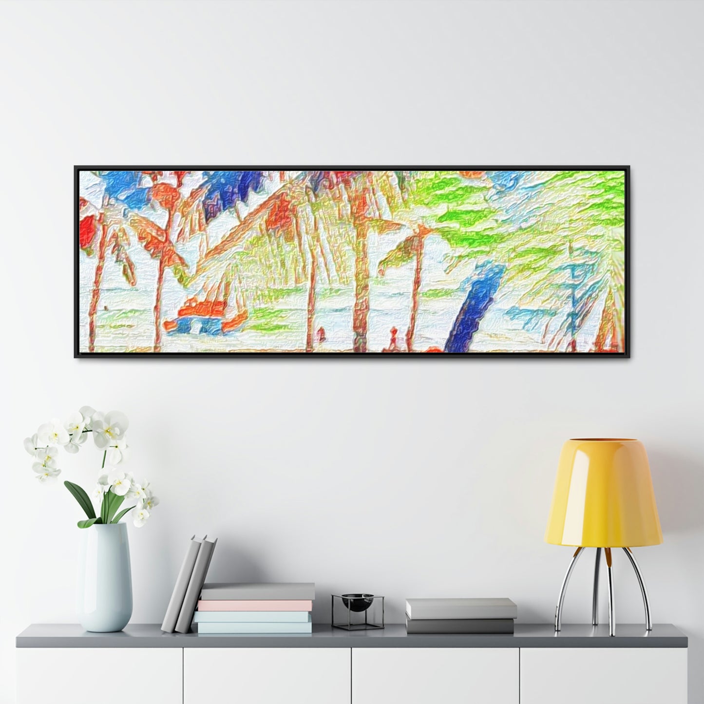 Gallery Canvas Wraps, Horizontal Frame ... "The Royal Hawai'ian: Waikiki Beach_Beach" ... Honolulu, HI ... Ocotber 2014 (Halloween) ... Original Works ...