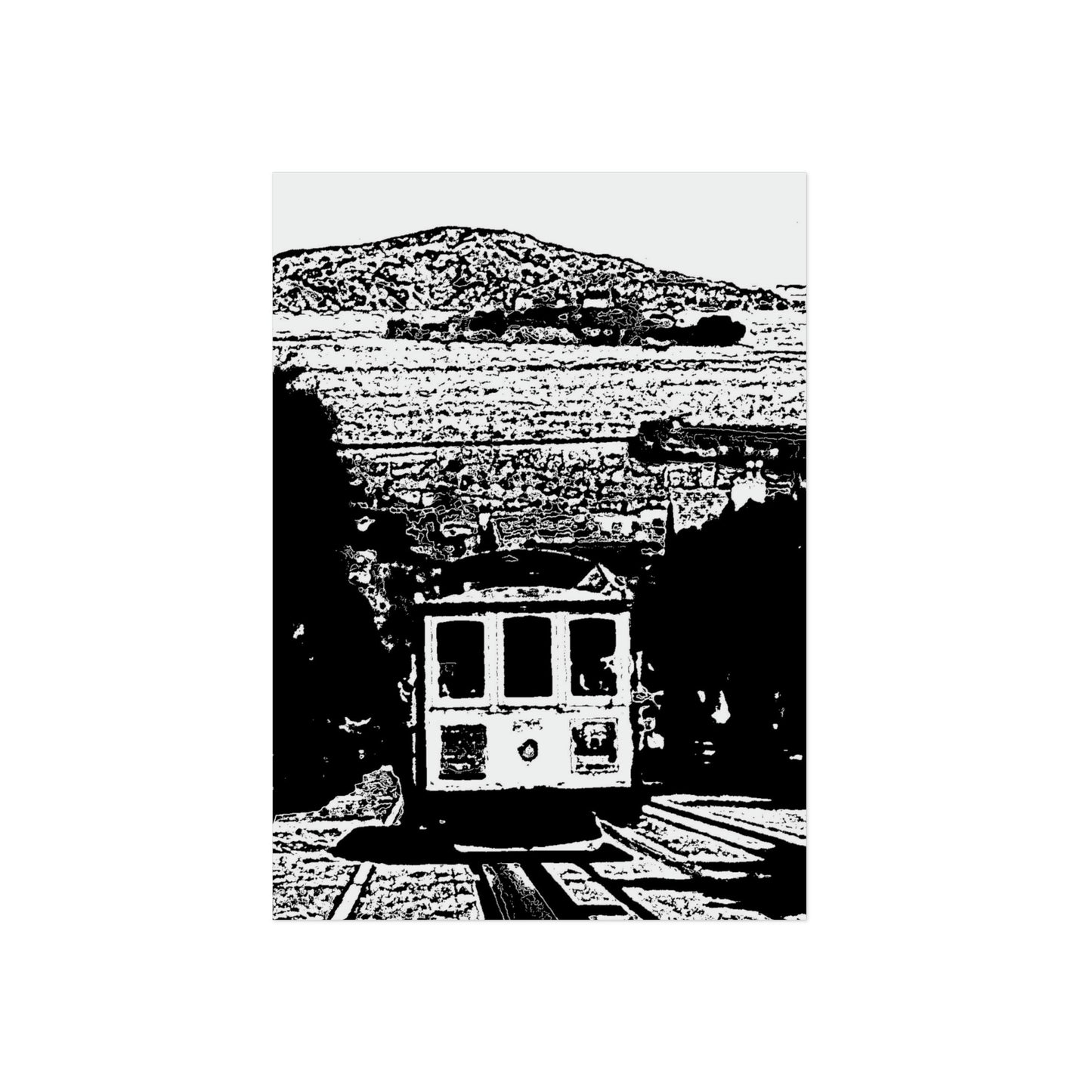 Aluminum Composite Panels ... San Francisco_2 ... 'A Rice-A-Roni-Treat' ... Family Archives ... Cable Car Descends Hill Towards Alcatraz Island ... Original Works ...