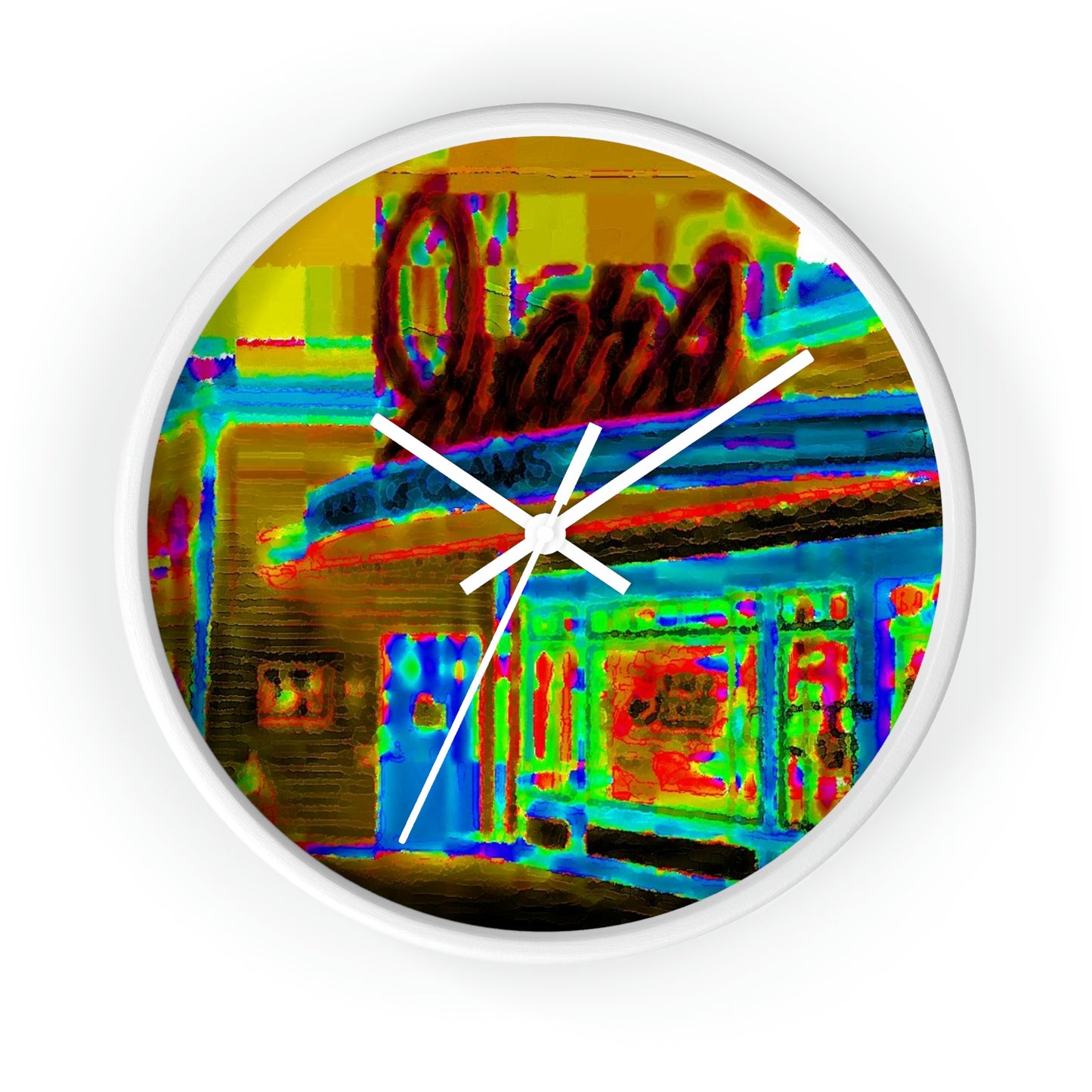 Wall clock ...  In-A-Hurry & Stressed? ... Remember: Keep "Clam" ... Clam_Happy ...  'Ivars: Seattle Waterfront' ... Personal Archives ... Original Works ...