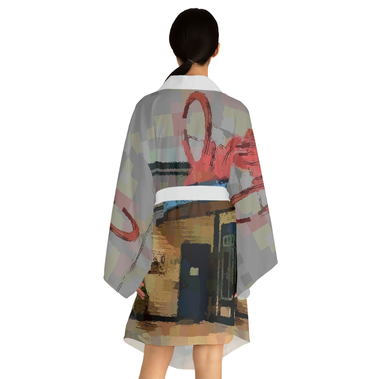 Long Sleeve Kimono Robe ...  In-A-Hurry & Stressed? ... Remember: Keep "Clam" ... Clam_Happy ...  'Ivars: Seattle Waterfront' ... Personal Archives ... Original Works ...