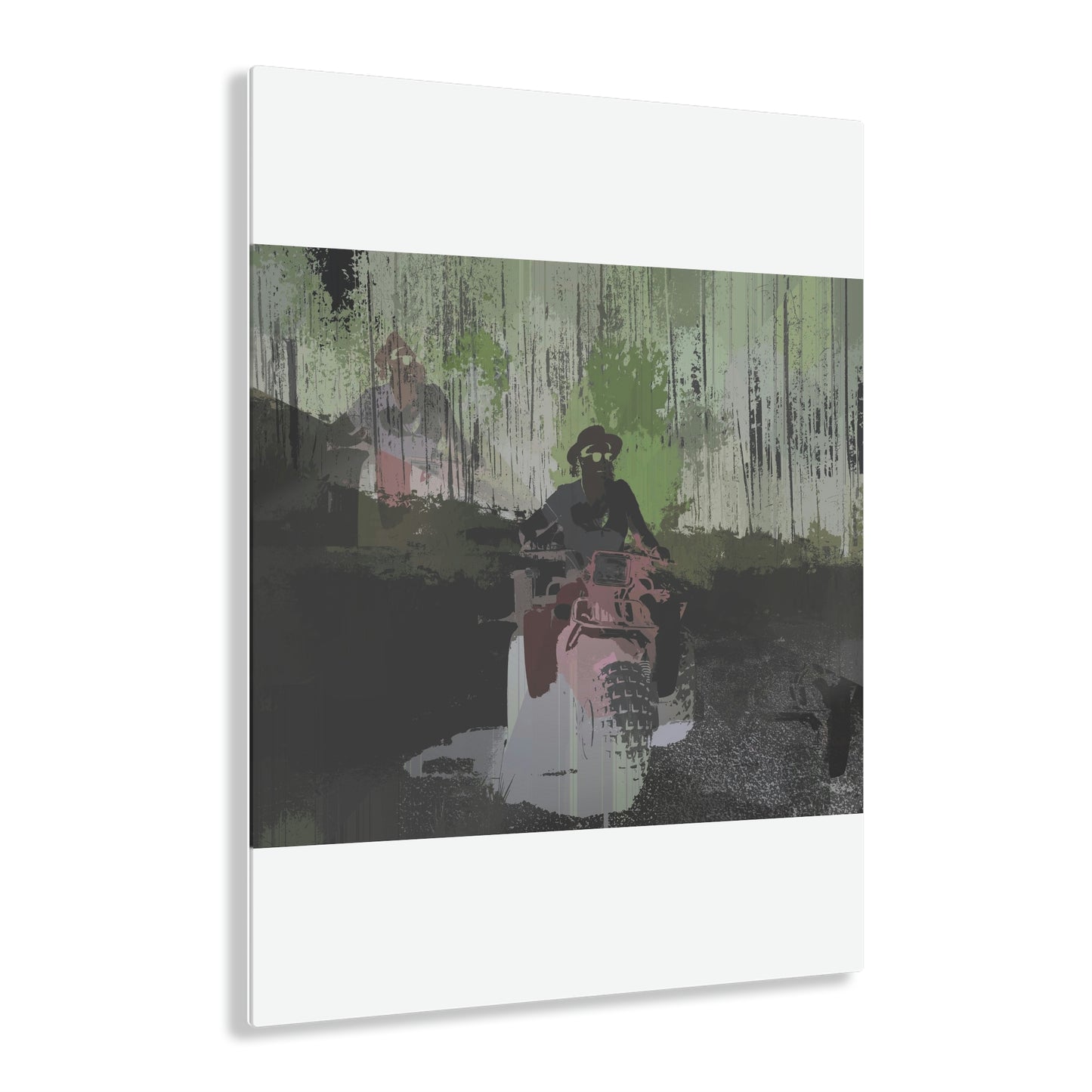 Acrylic Prints ... 3-Wheeln' N' Groovin The Mountain Roads ... Central Idaho ... Original Works ...