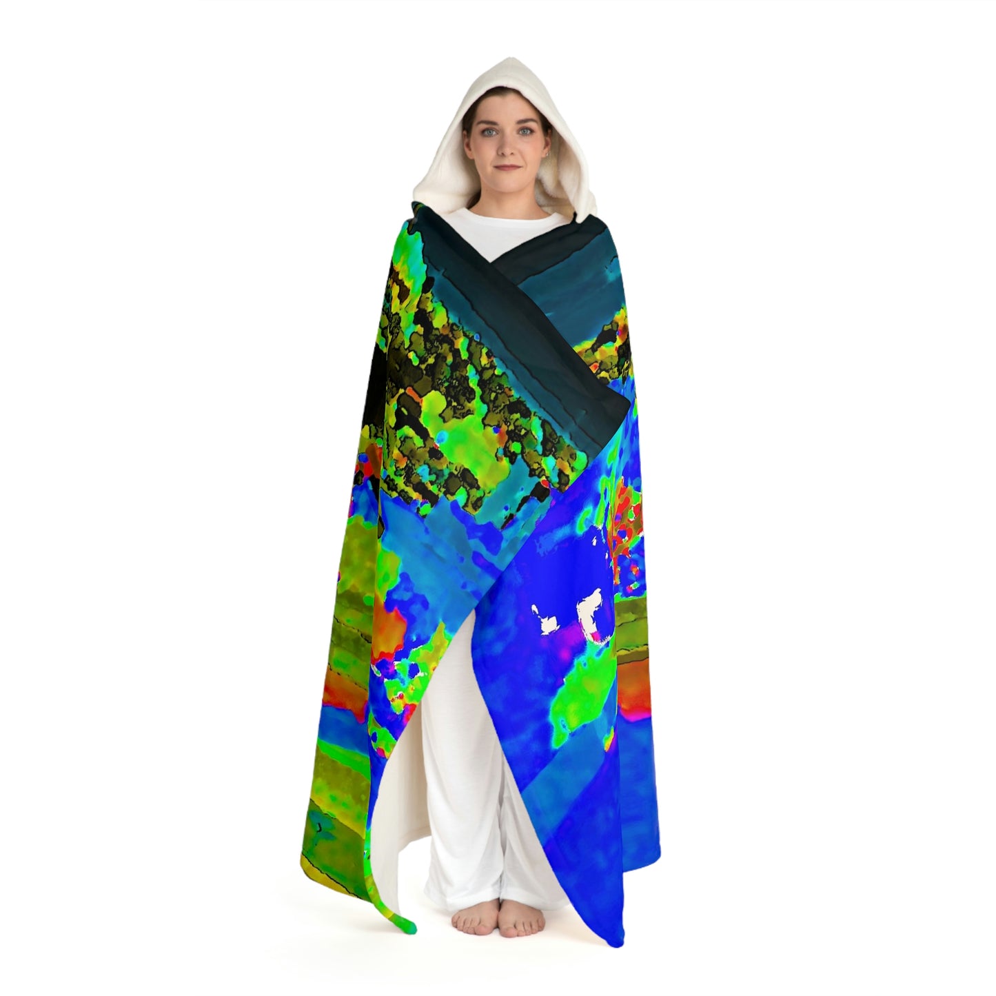 Hooded Sherpa Fleece Blanket ..."Lombard Street San Francisco, CA, USA" ... Family Archives 1970's ... Original Works ...