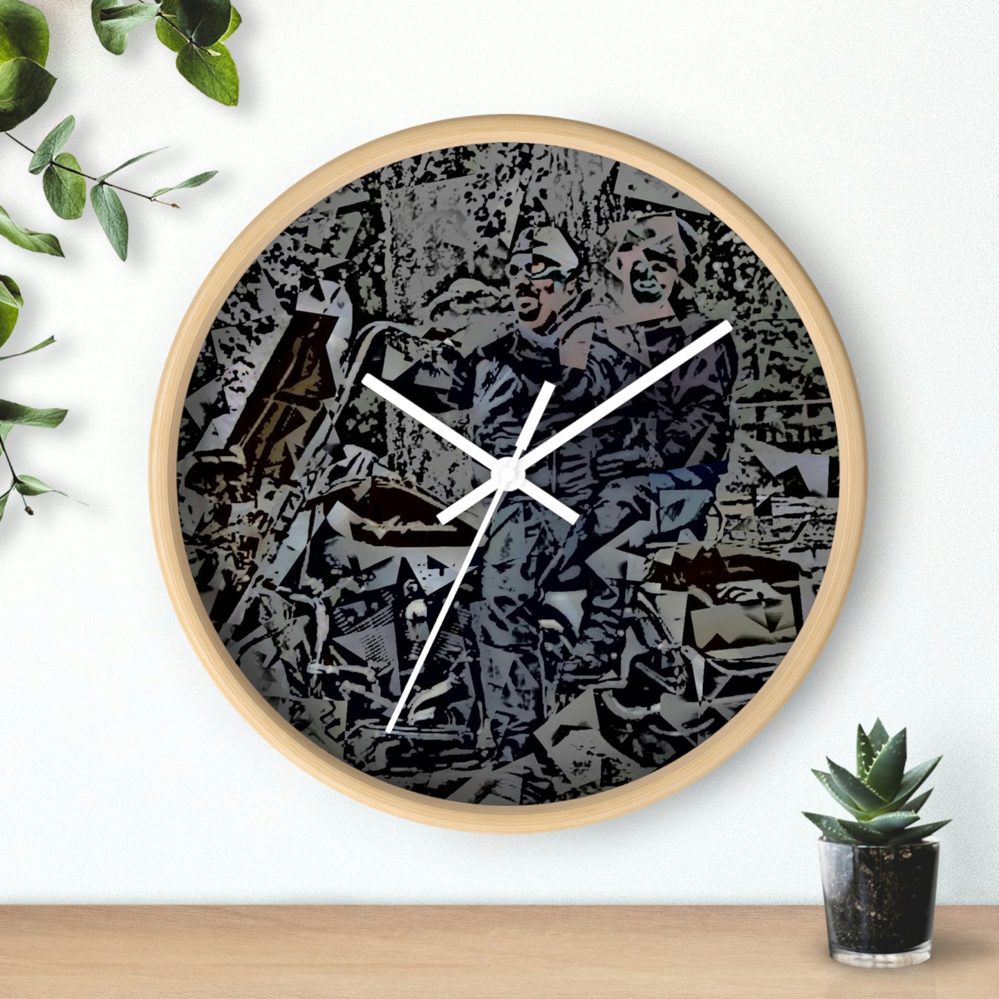 Wall clock ... The Open Road Beckons ... "Harley 'D' Yearnings ..."  Original Works ...