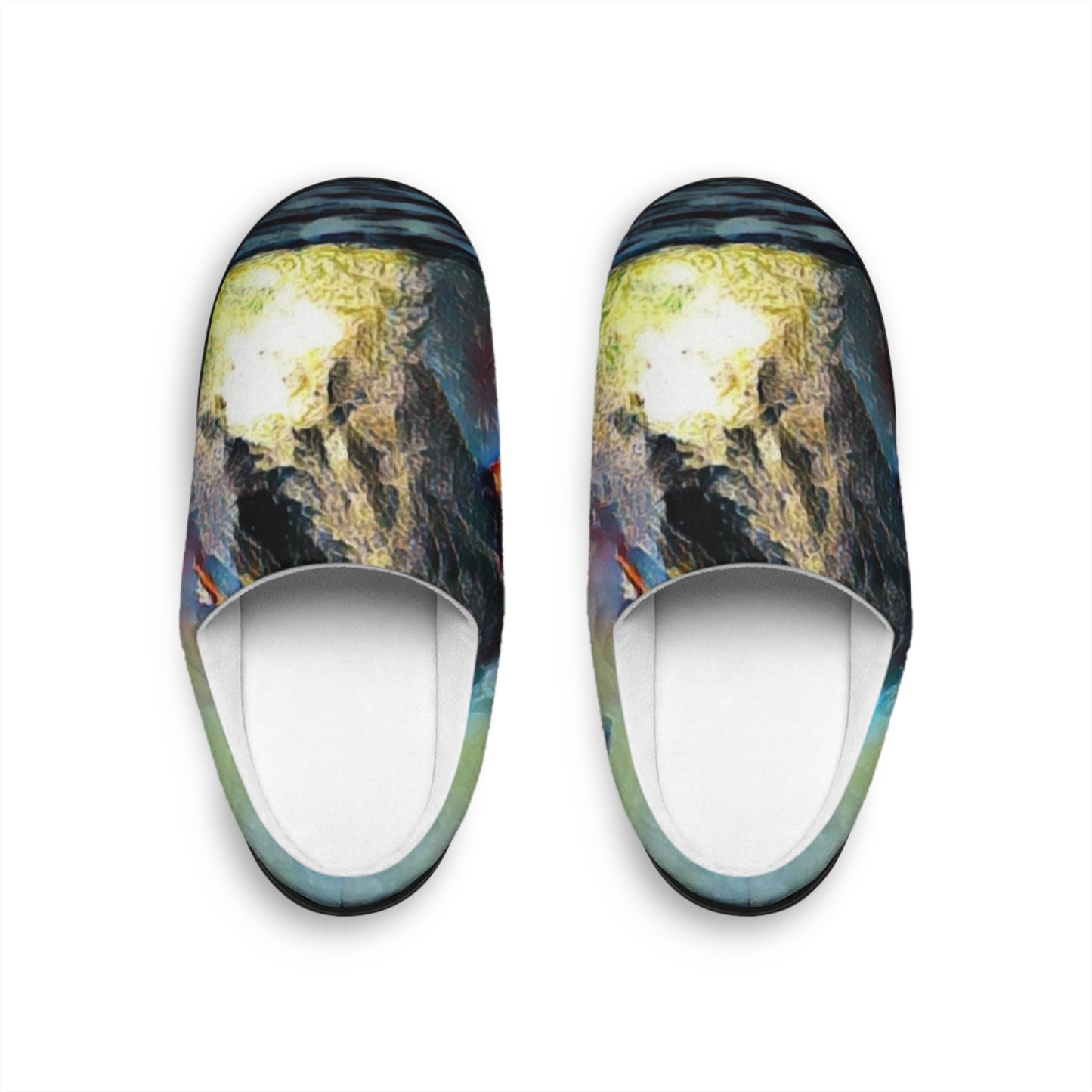 Men's Indoor Slippers ... An Extraordinary Humpback Breach ... 'With Explosive Energy' ... Family Archives (KPH) ... Circa: 21st Century. Maui, HI ... Original Works ...