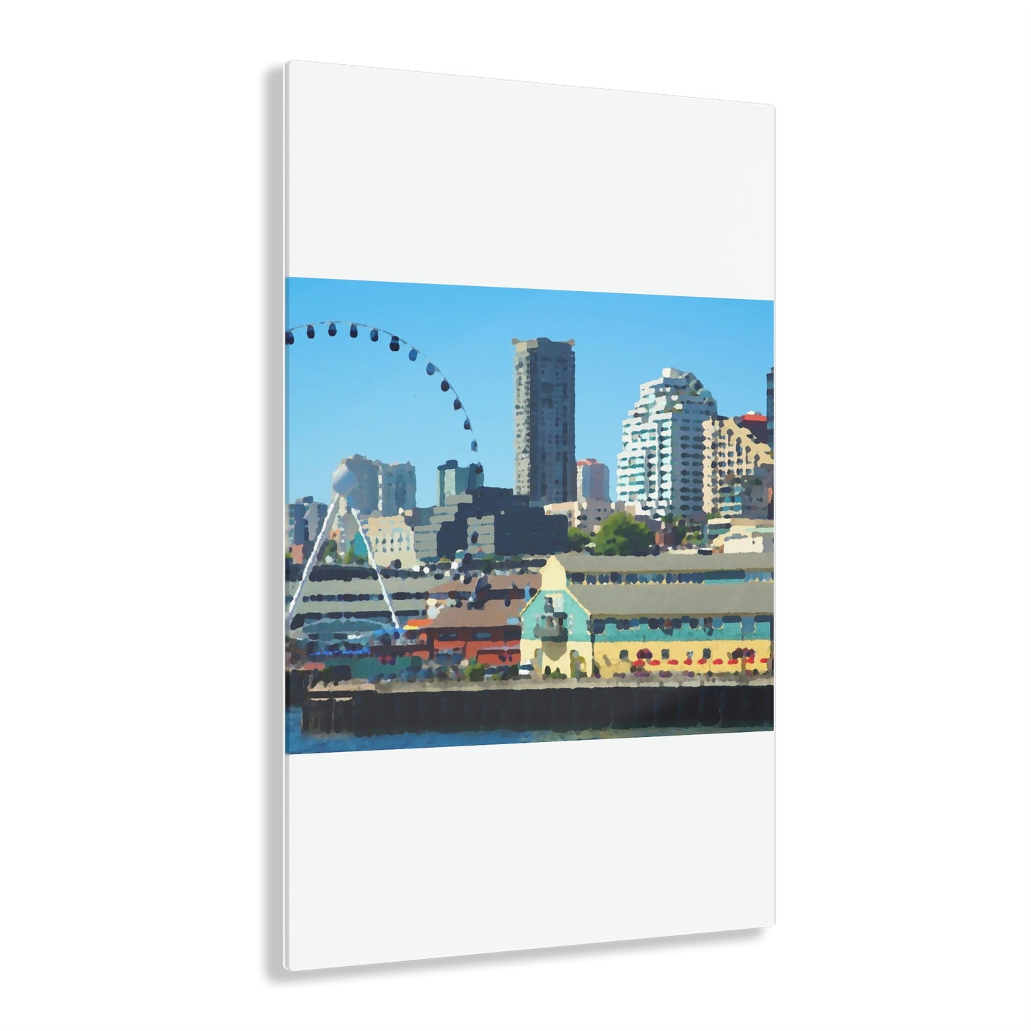 Acrylic Prints ... That Classic Wheel ... 'Seattle's Wheel' ... & Old Classic Waterside Vendors ...  'Family Archives' ... Original Works ...