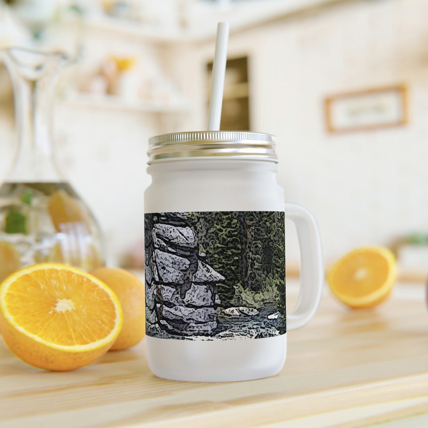 Mason Jar ..."I Am Innocent" ... Tricky-Dick Immortalized ... Nixon Rock: Along The River ... Central Idaho, Summer 2020 ... Original Works ...