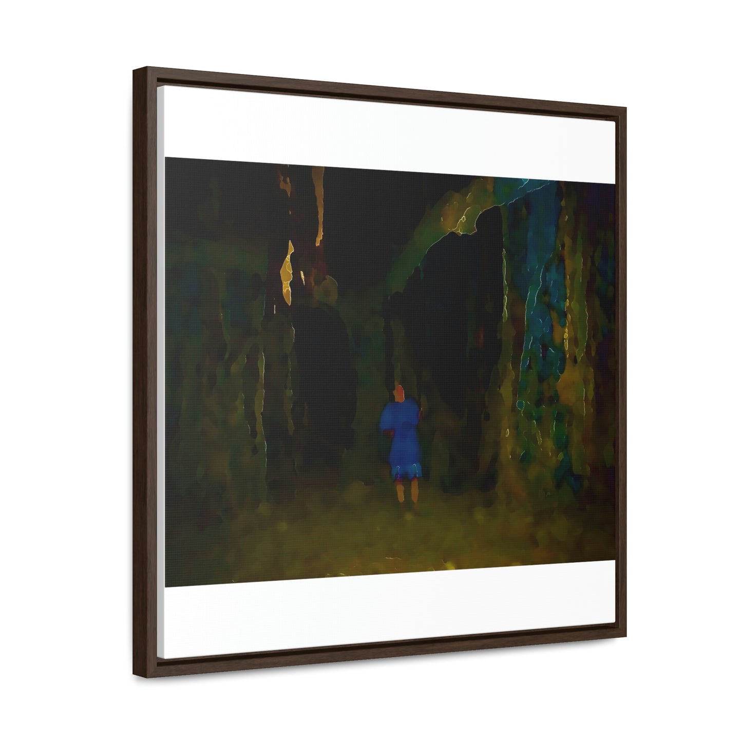 Gallery Canvas Wraps, Square Frame ... Jesuit Philosophy ... "In The Polynesian Banyans ..."
