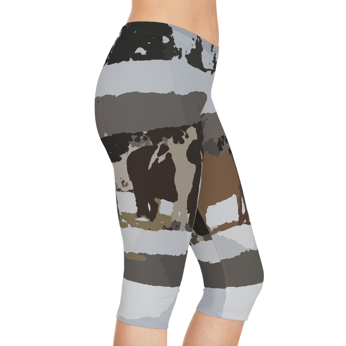 Women's Capri Leggings ... "For The Equine Enthusiast In The Family" ... Ride-Away ...!