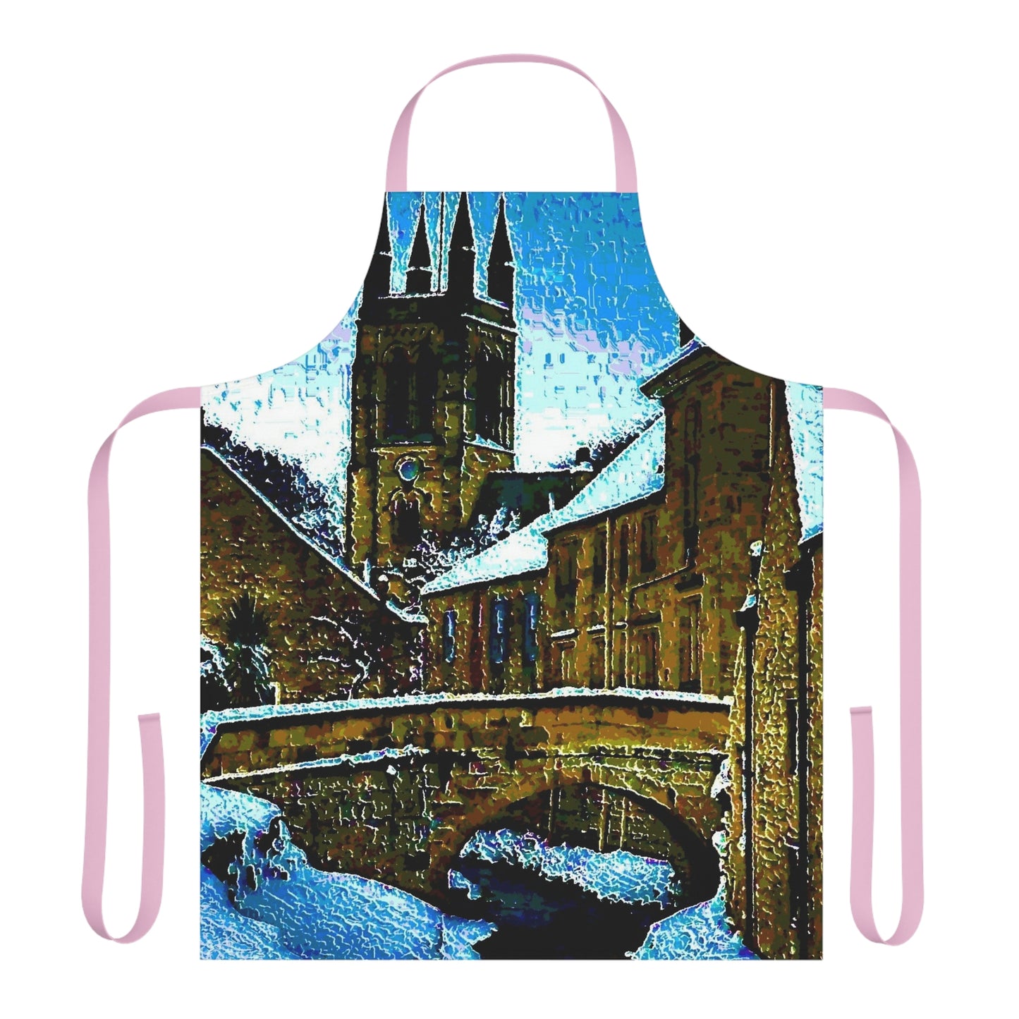 Apron (AOP) ... Walikng The Streets & Alleys ... 'Strolling The Canals ... '  ... Original Works  ...