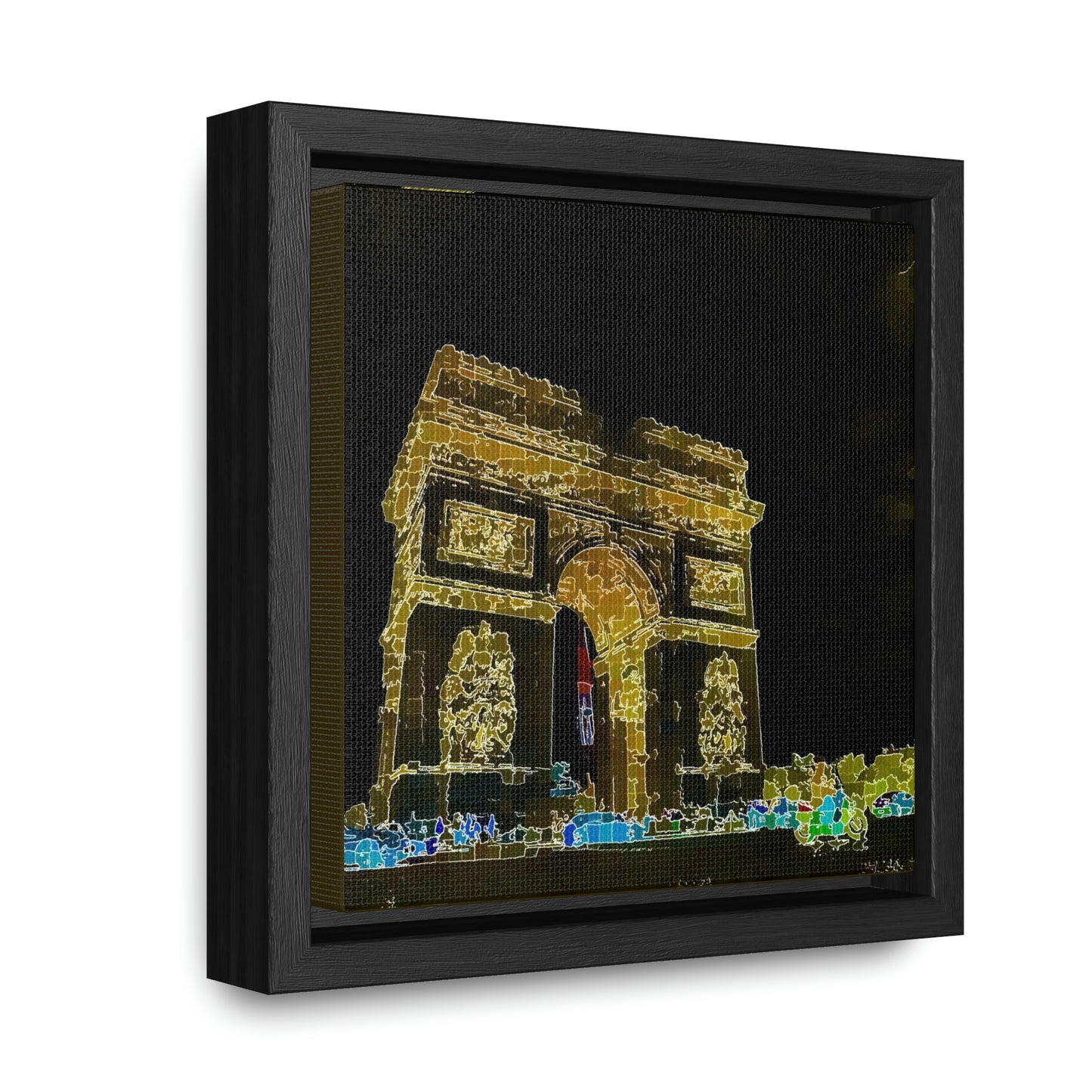 Gallery Canvas Wraps, Square Frame ...  L'Arc de Triomphe ... 'Barbara Joan Bonnell-Holt Photo' ... Circa 1972 ... Oringinal Works ...