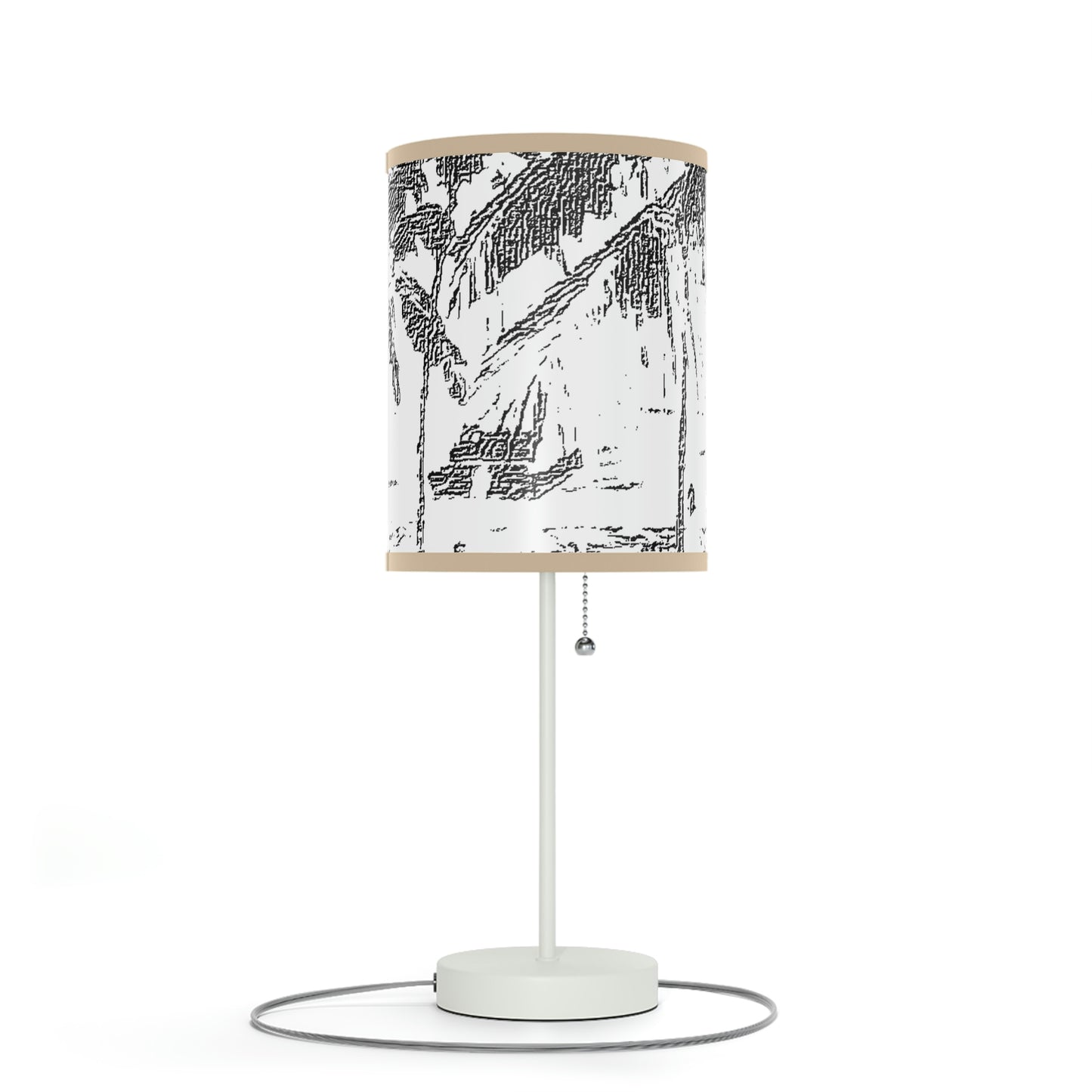 Lamp on a Stand, US|CA plug ... "The Royal Hawai'ian: Waikiki Beach_Beach" ... Honolulu, HI ... Ocotber 2014 (Halloween) ... Original Works ...